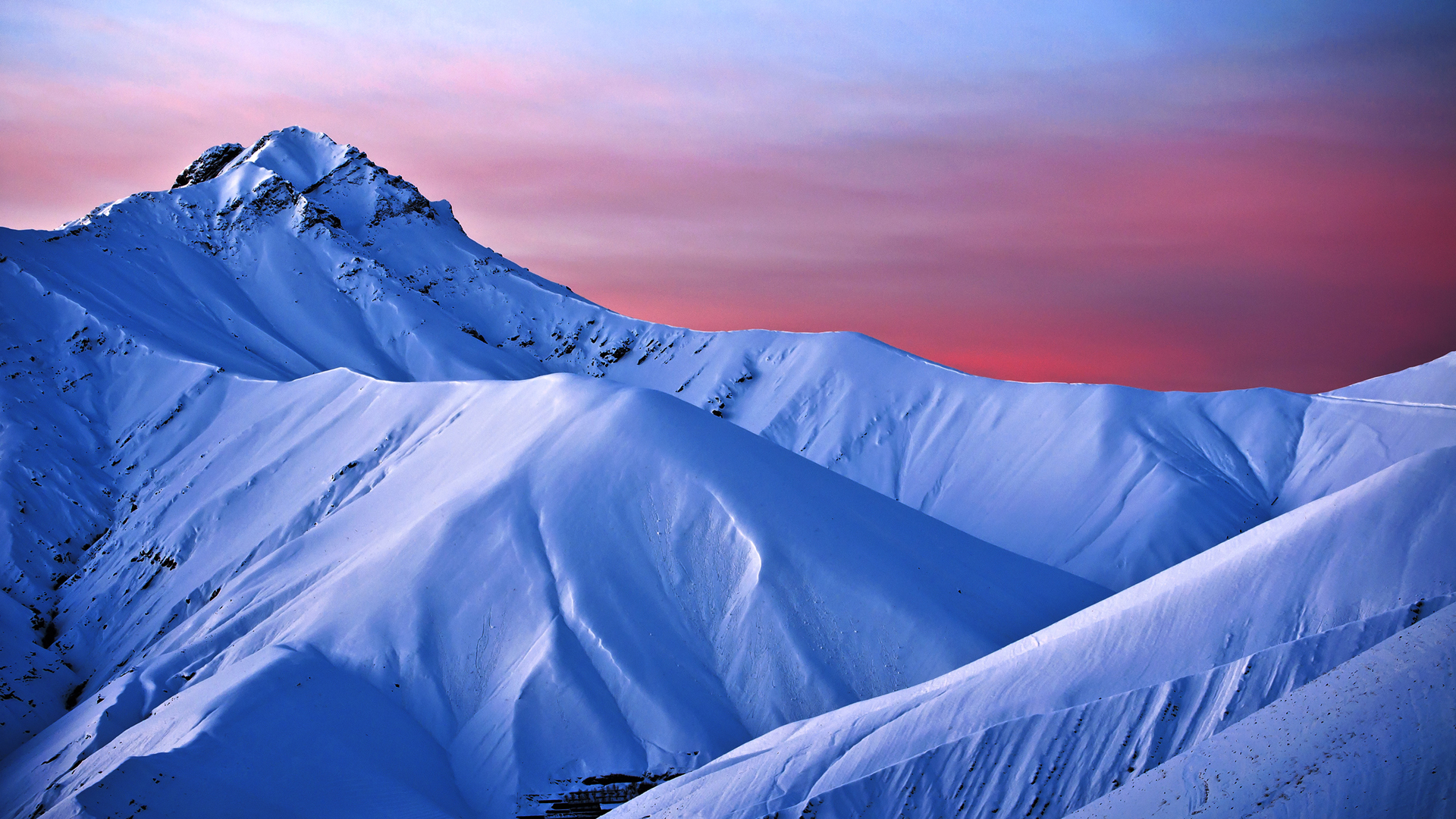 风景 冰天雪地 伊朗德黑兰 雪峰