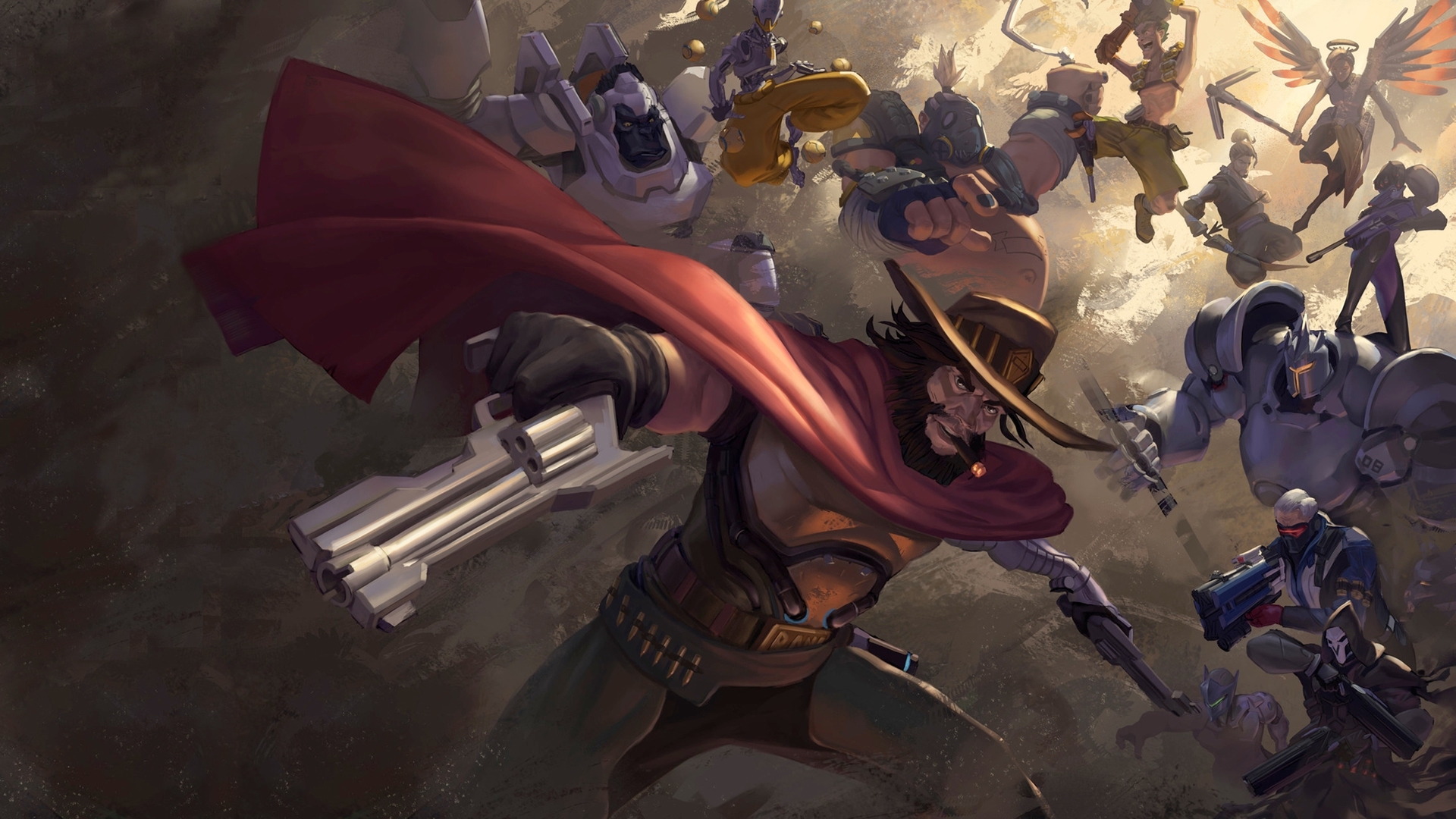 游戏 守望先锋 DVA 麦克雷