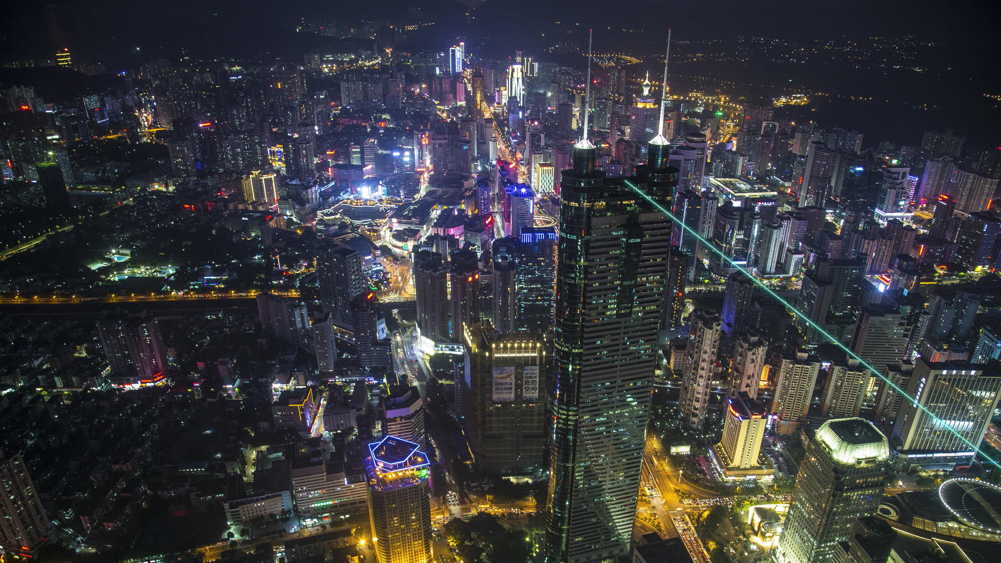风景 城市夜景 广东深圳 建筑
