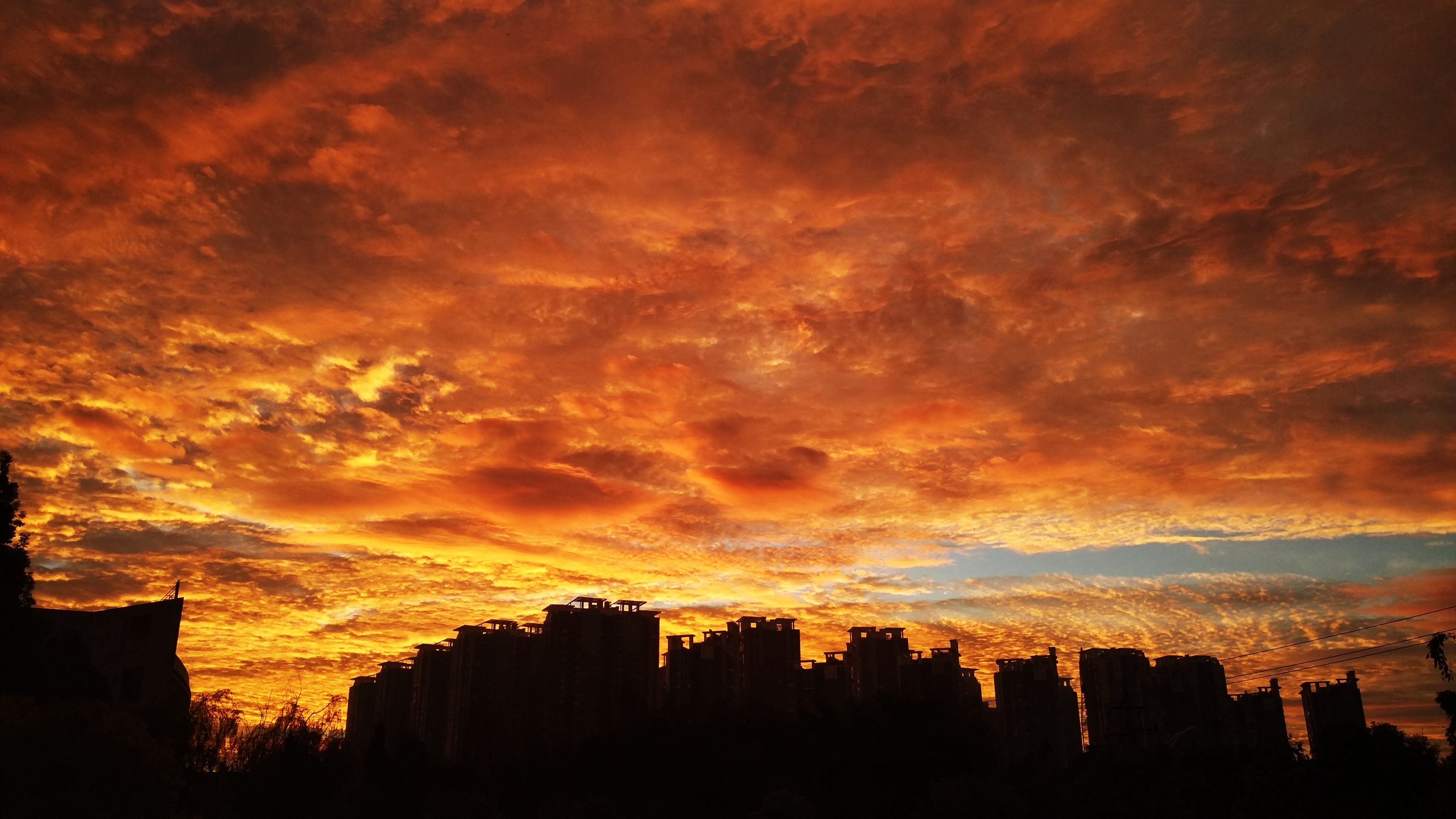 自然 黄昏 晚霞