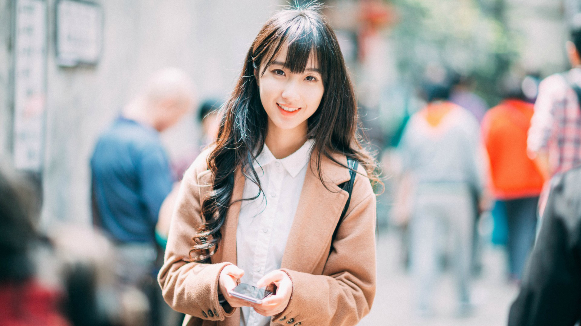 清纯 阳光 街头