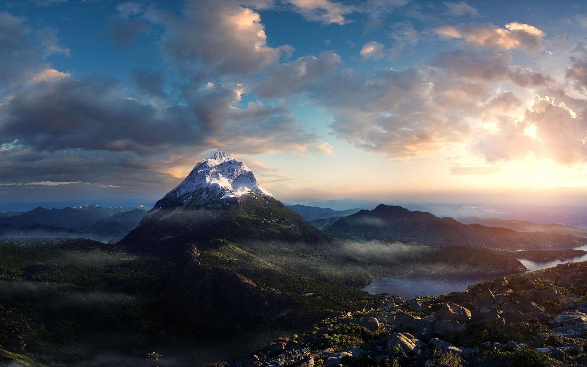 风景 自然风光 山峰