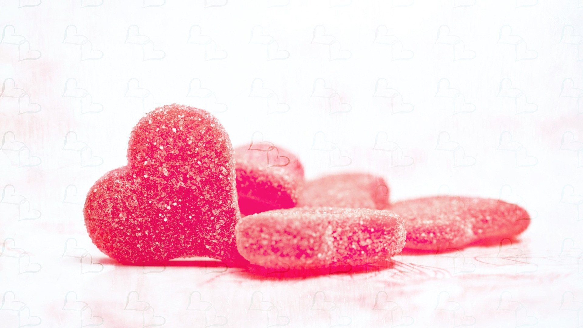 爱心 粉红 小清新 糖果