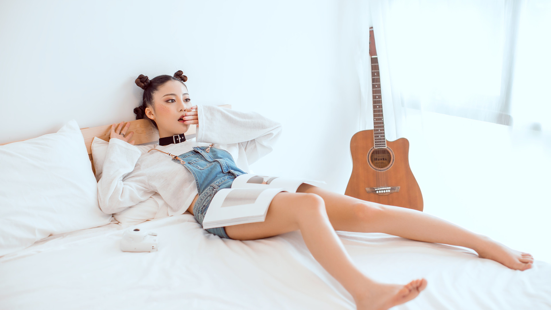 清纯   麻花辫 文艺