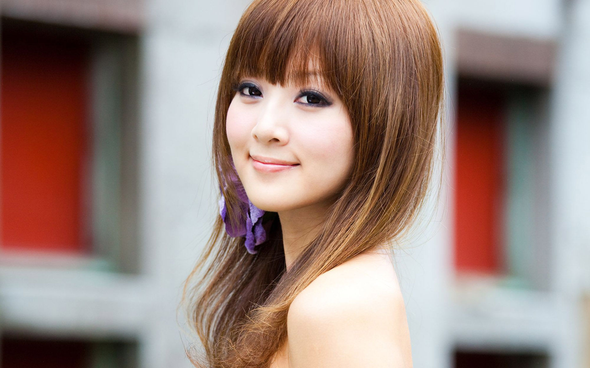 美女 清纯 可爱 阳光 萌妹子 宽屏