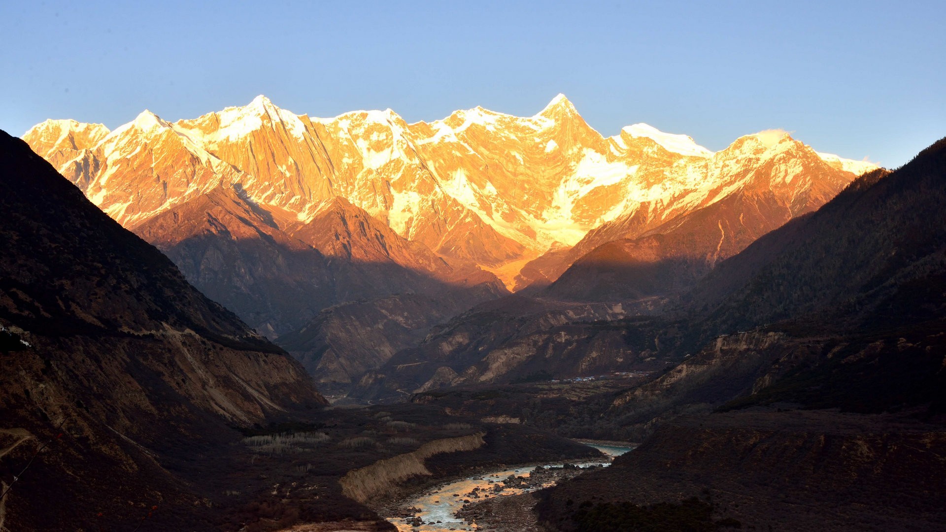 风景 高山 雪山