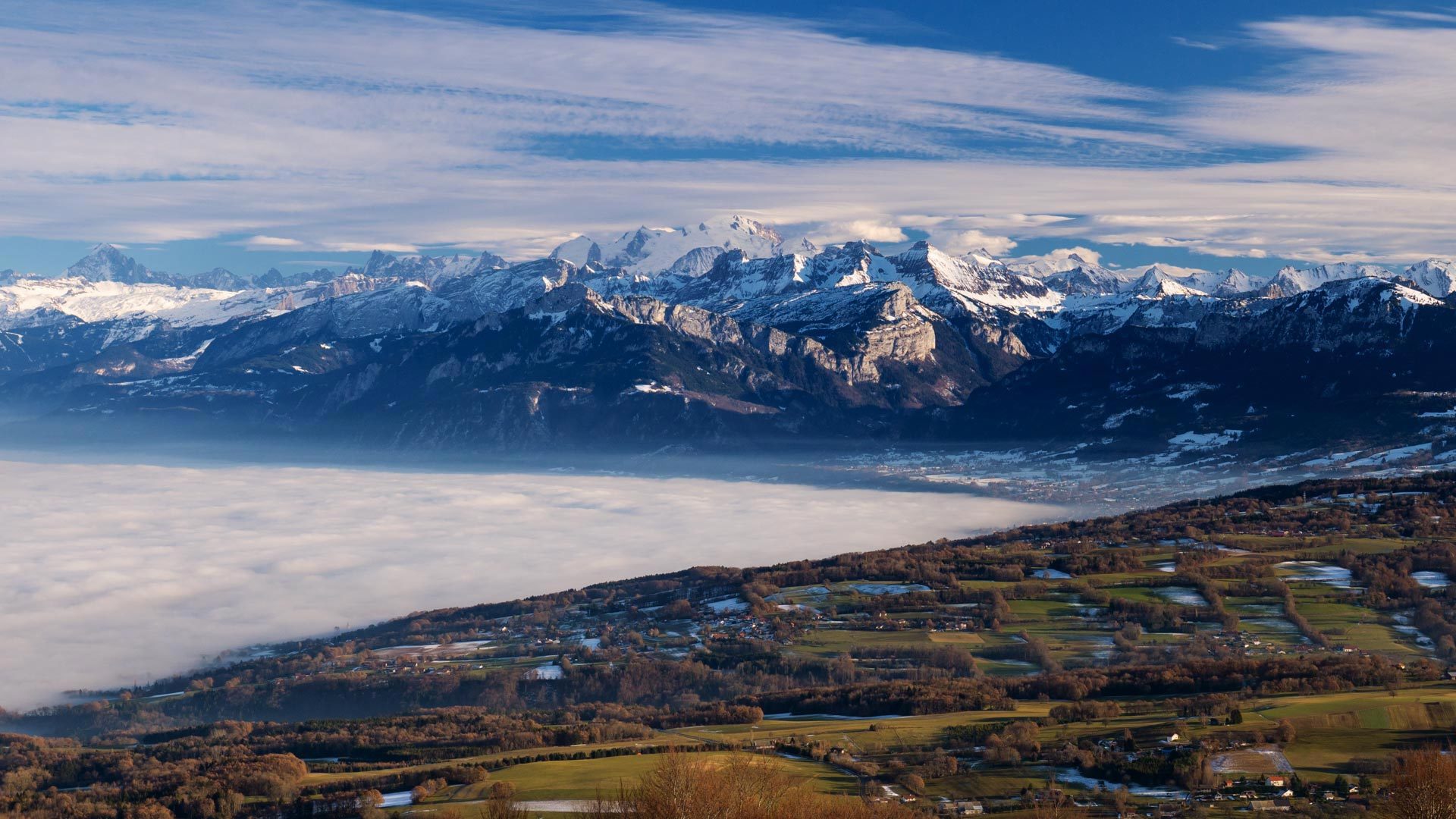 风景 山川 云海 雪山