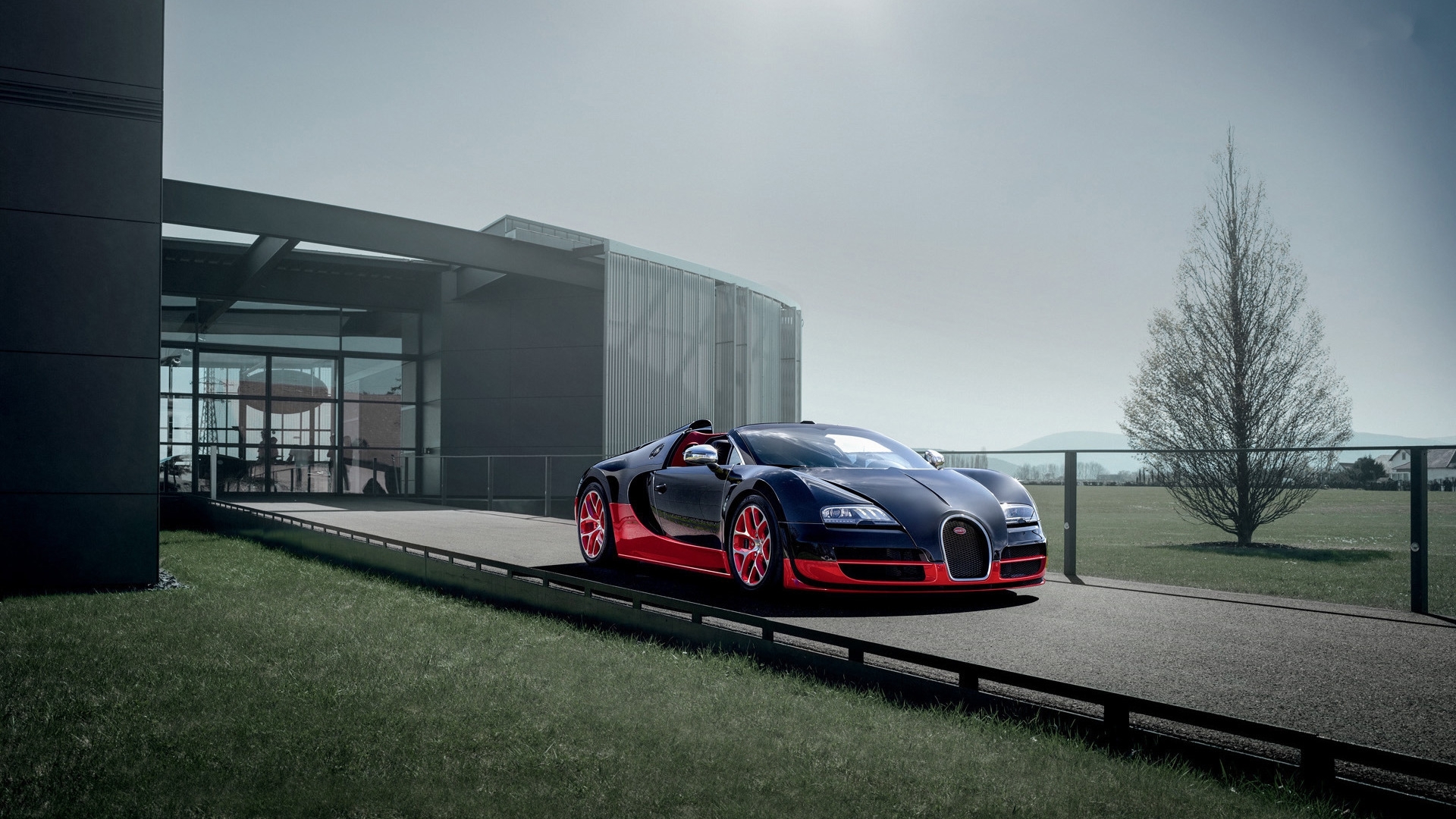 布加迪 威龙 超级跑车 黑色跑车