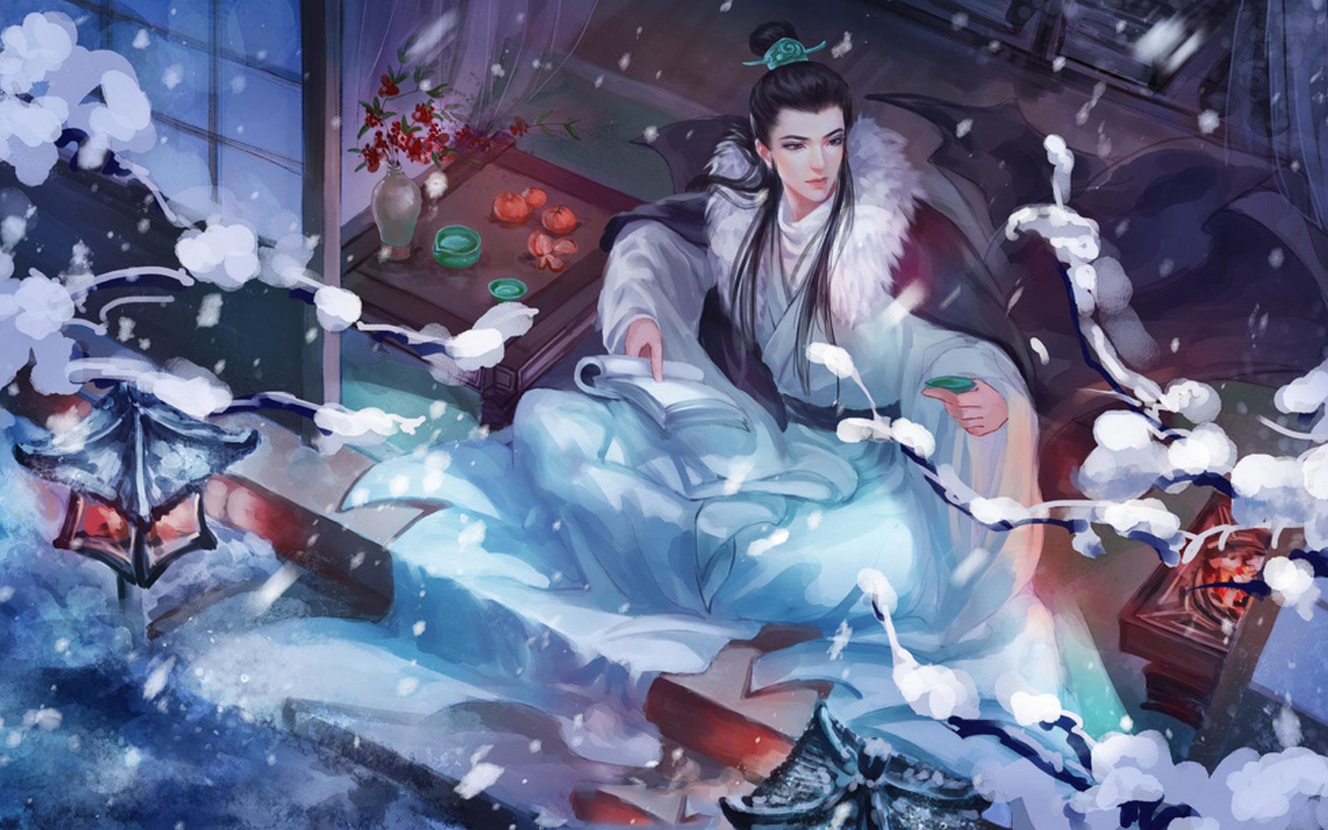 炫酷时尚 古风 手绘 耽美