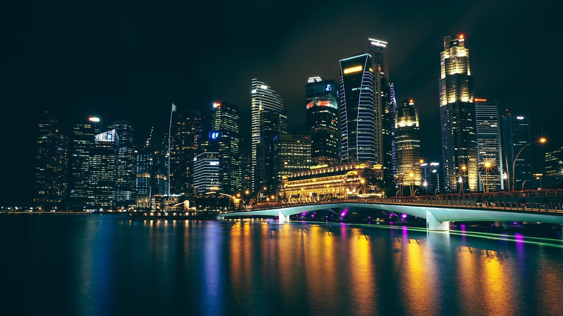 风景 城市夜景 建筑 灯光