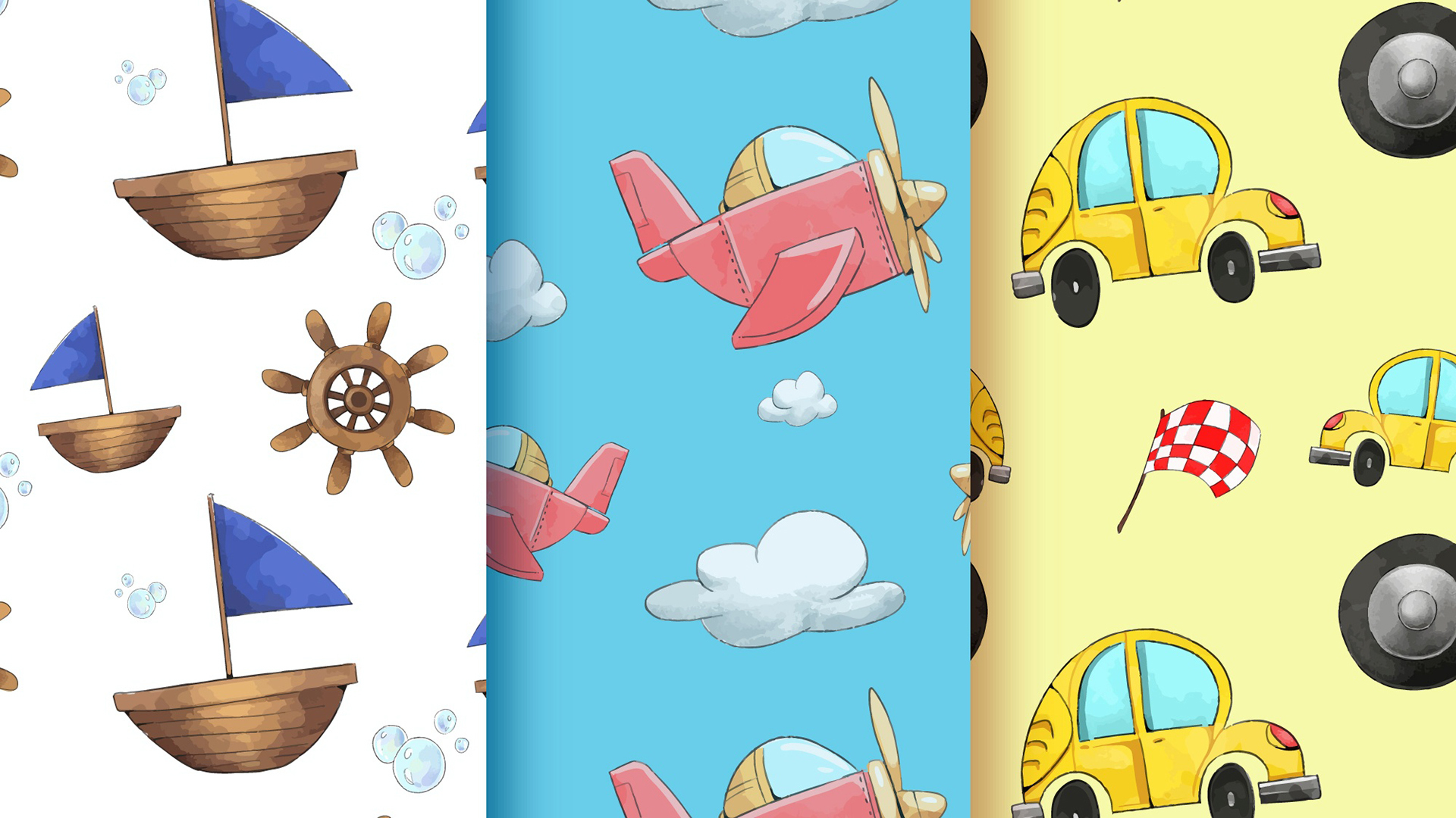 画布 墙纸 卡通