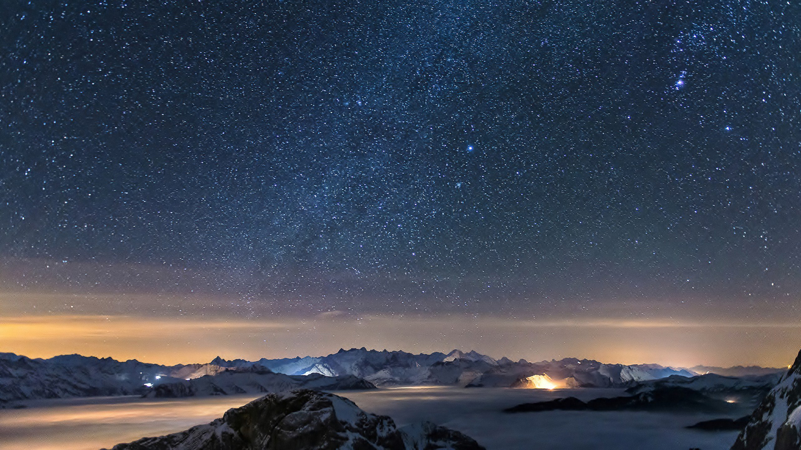 风景 夜空 星空 银河 奇幻梦境