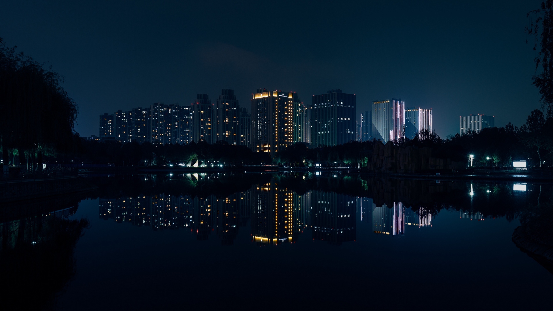 城市夜景  高清唯美城市夜景