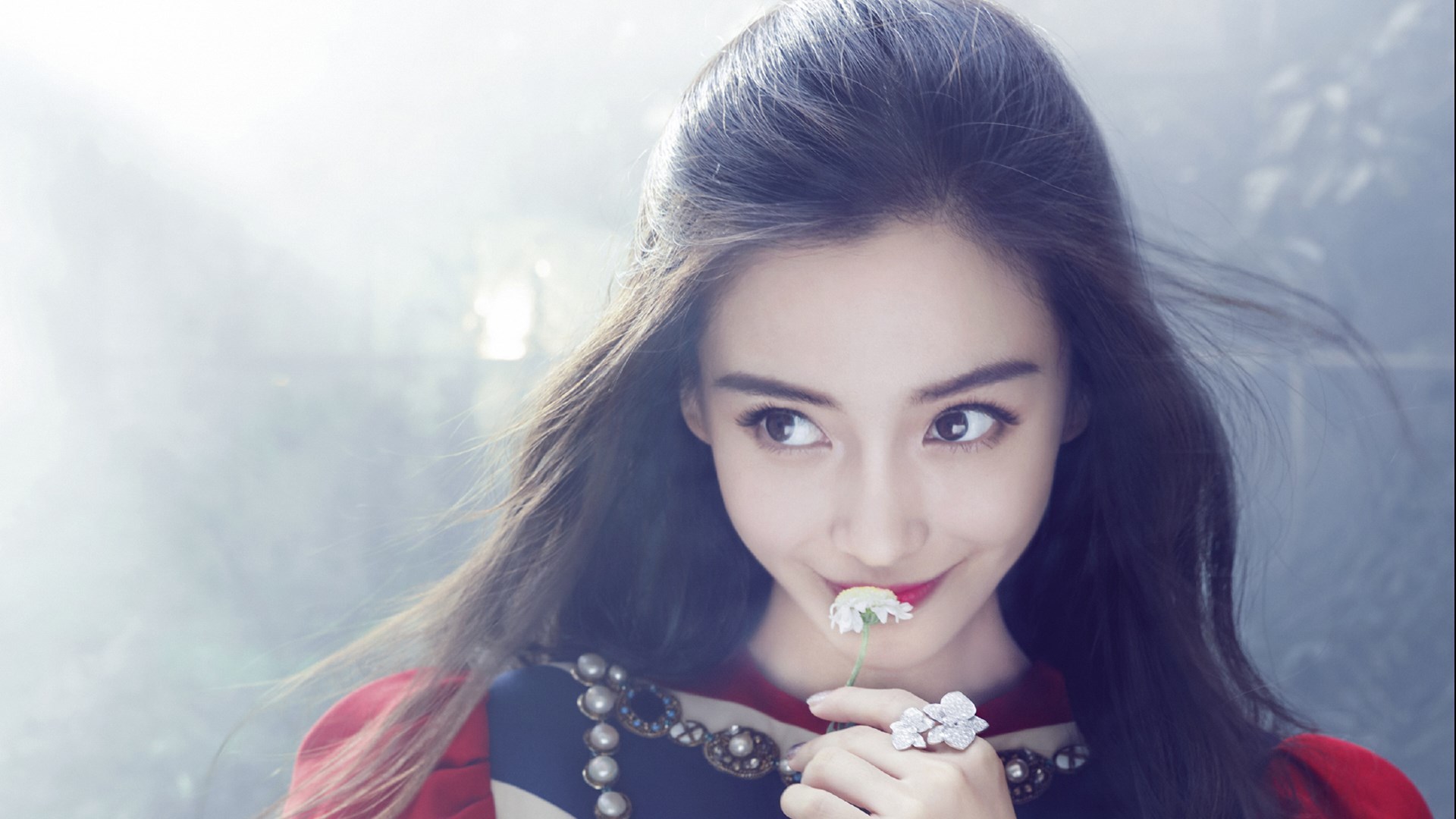 Angelababy 杨颖 烈焰红唇  美女  明星