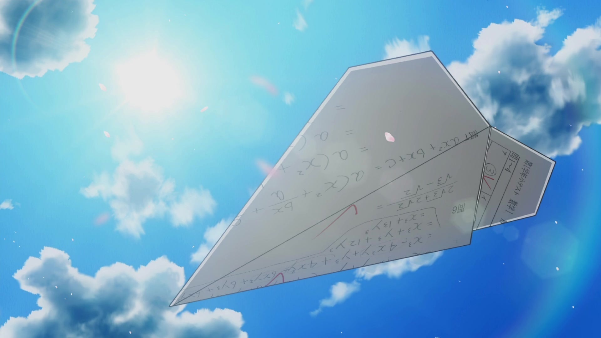 趣味 蓝天 纸飞机