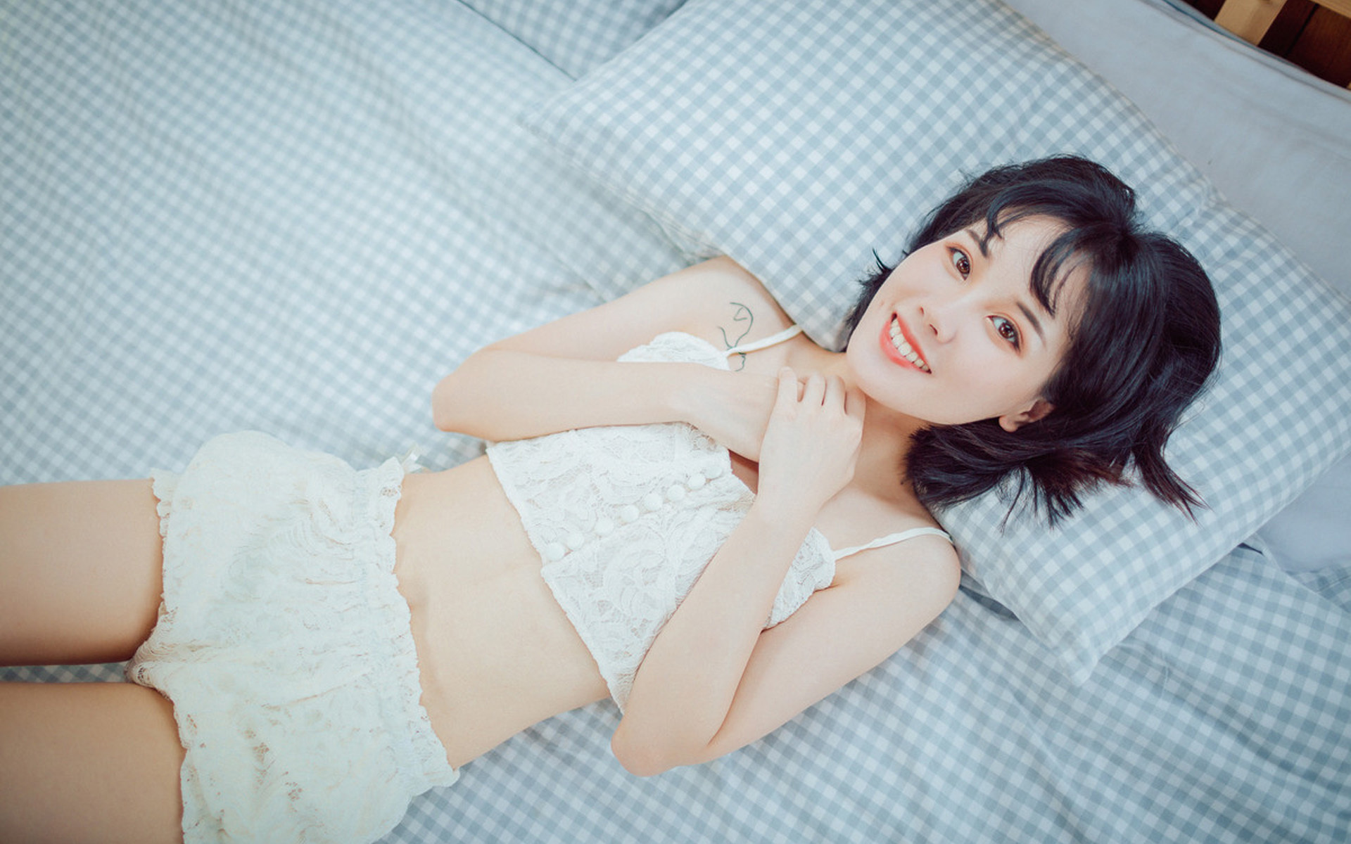 美女 性感女神 吊带