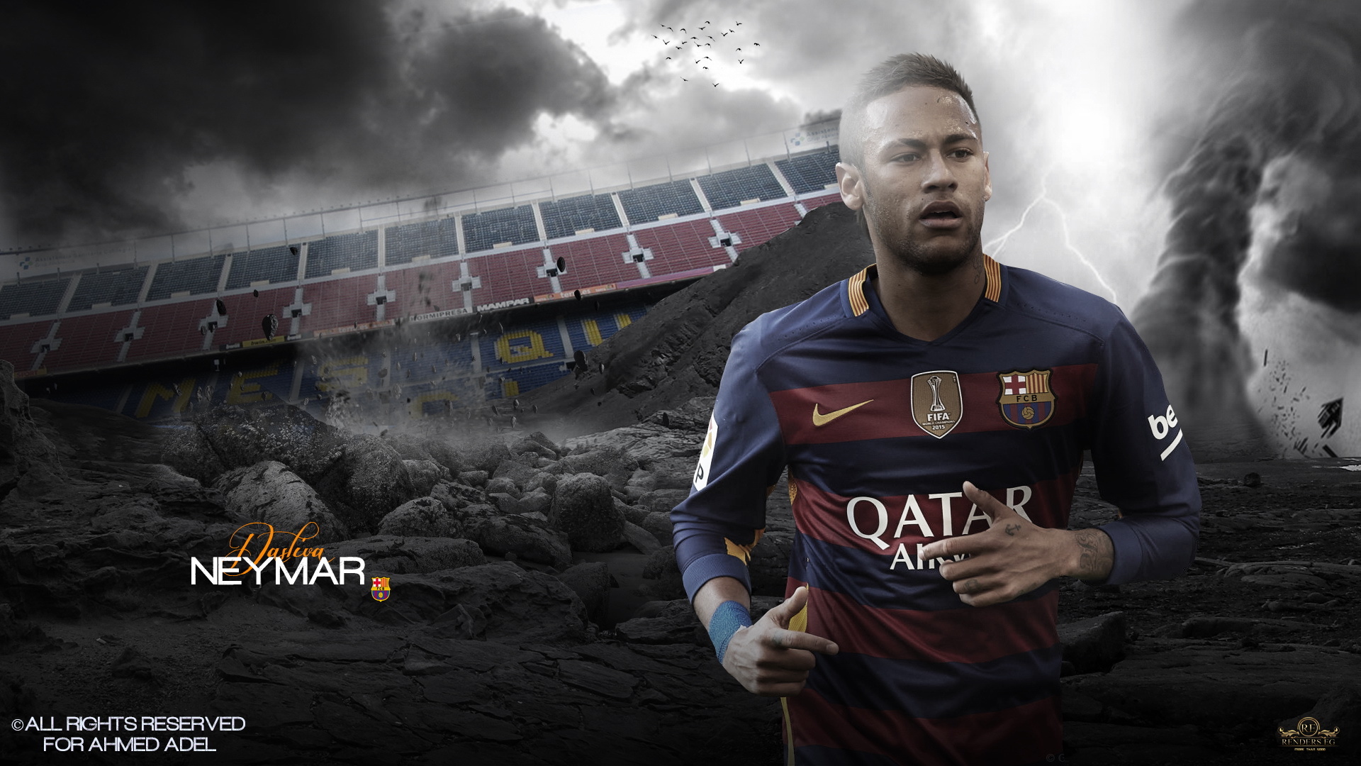 足球 明星 巴萨 巴塞罗那 内马尔