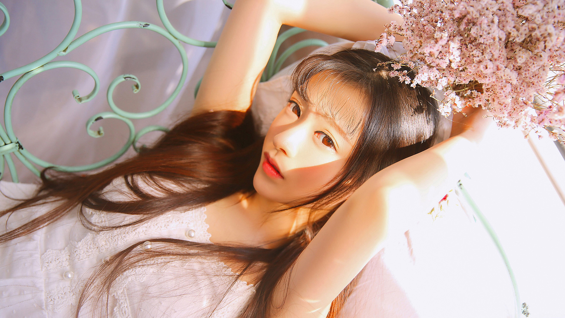 清纯 阳光 日系 唯美 鲜花