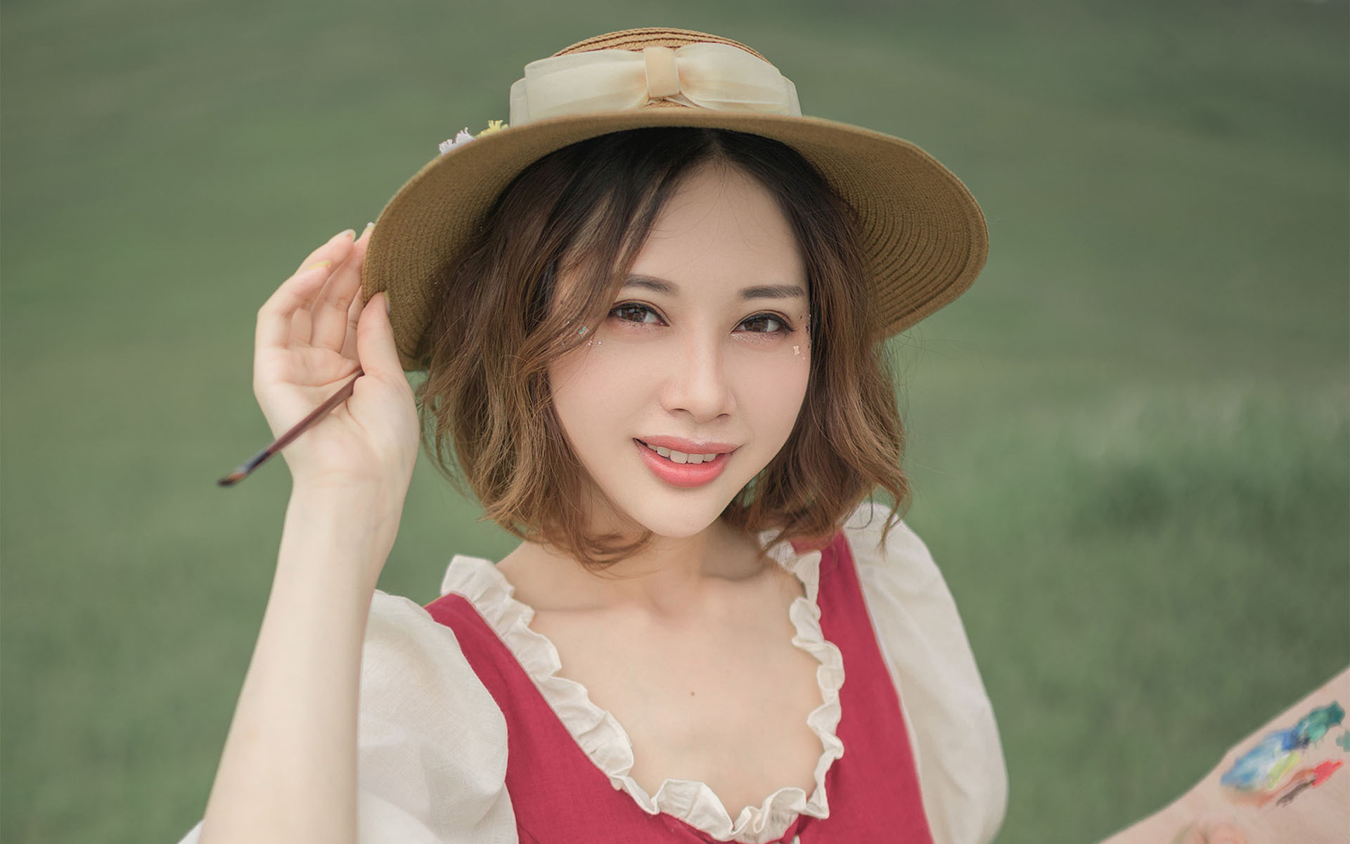 清纯  气质  文艺  户外  美女