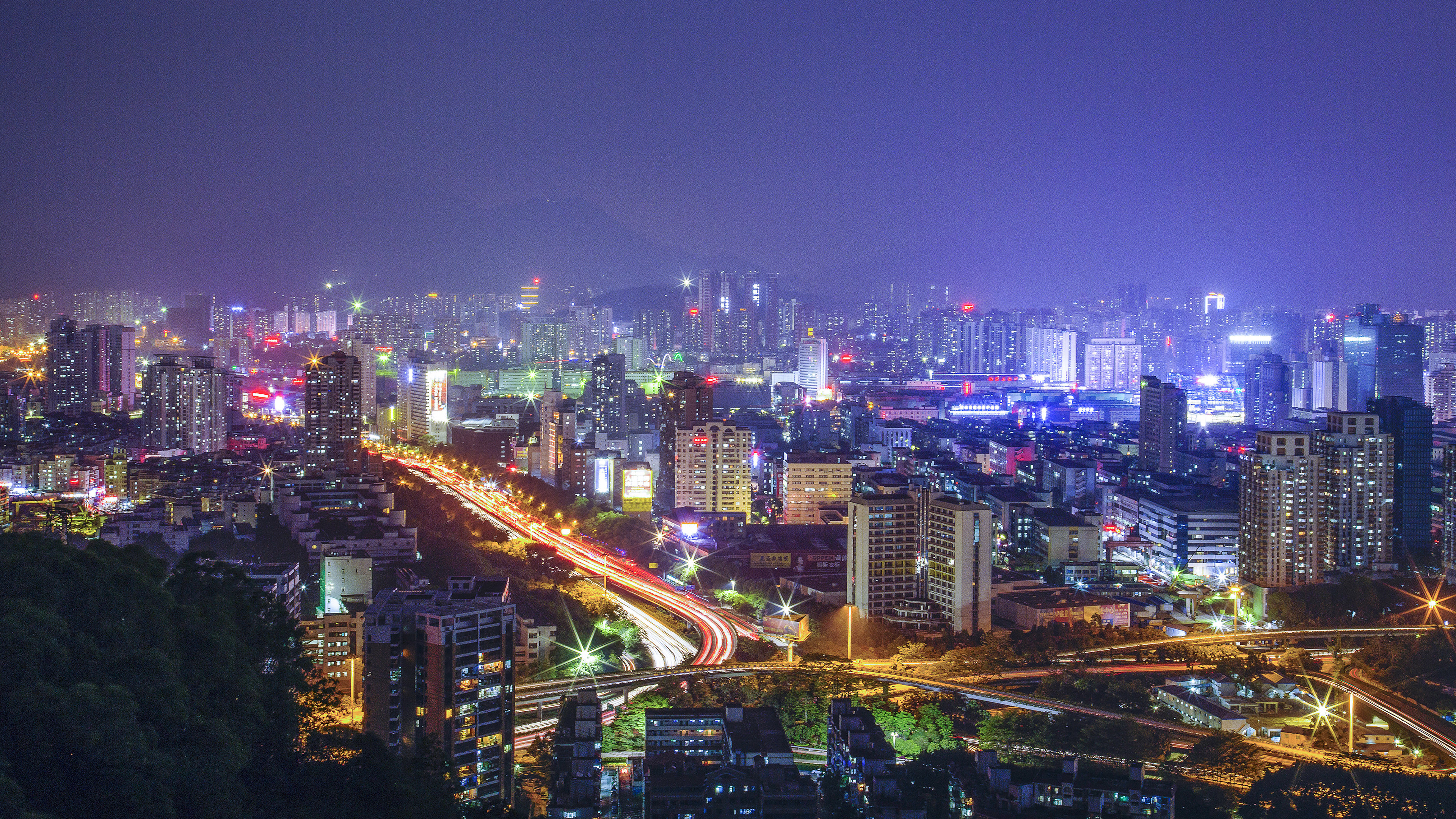 风景 城市夜景 广东 深圳 建筑