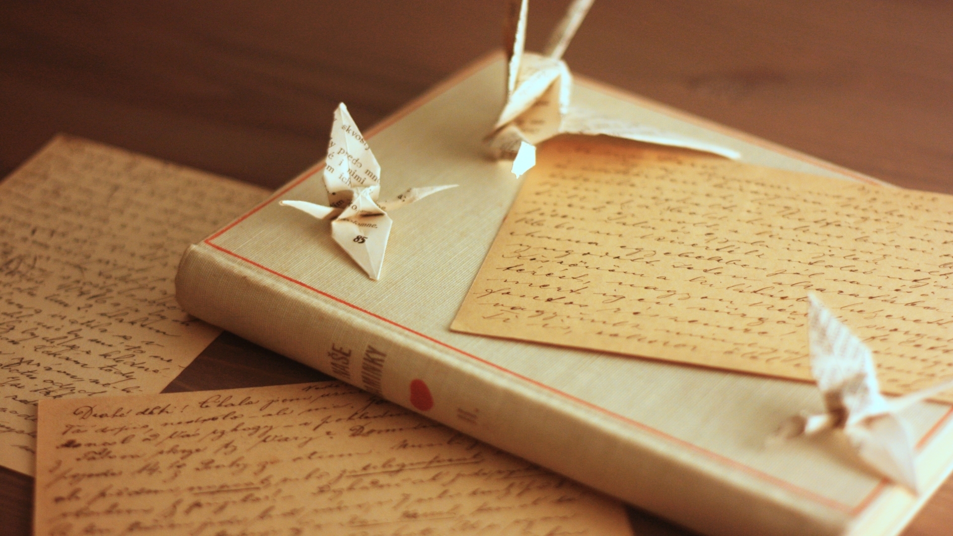 小清新 静物写真 折纸 千纸鹤