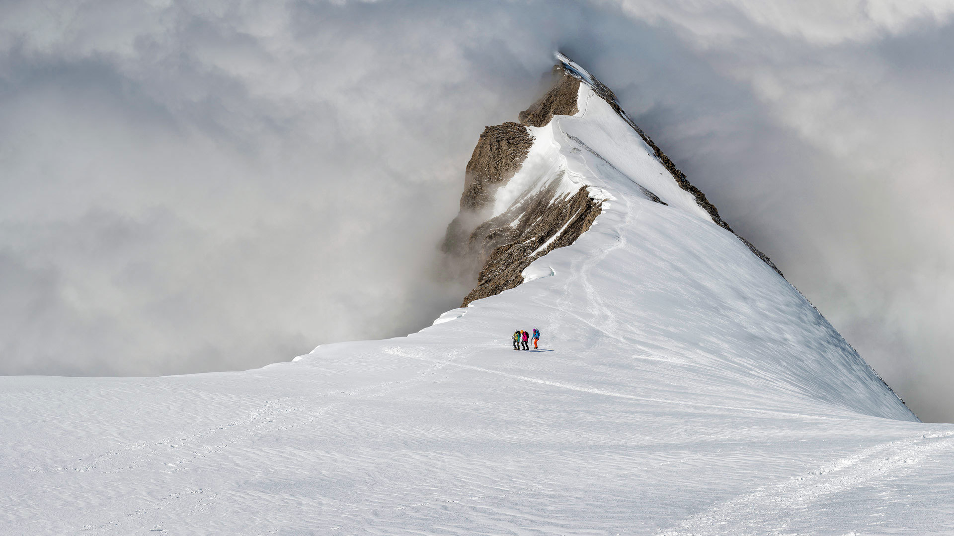 风景 阿尔卑斯山 登山
