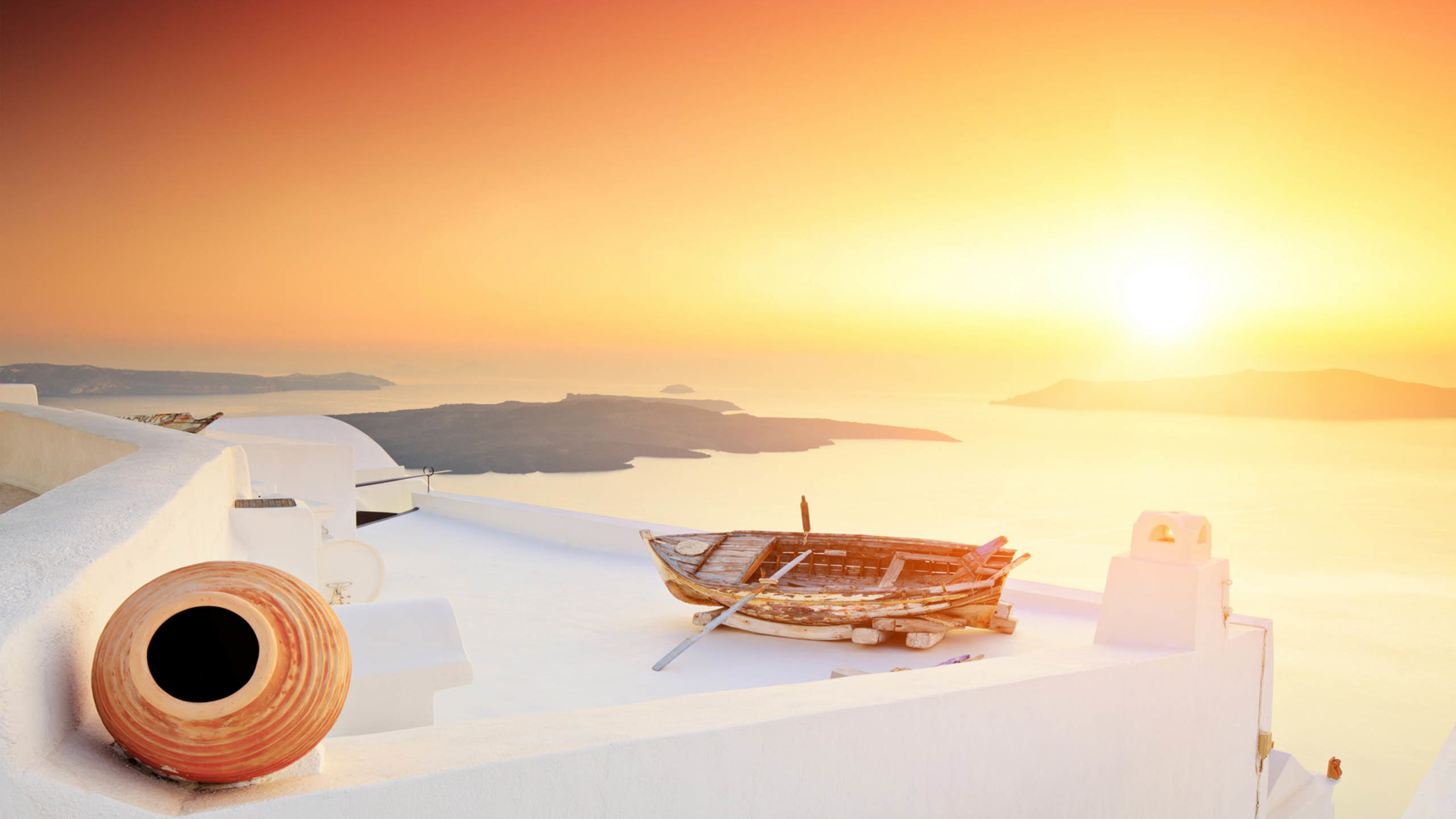 大海 房顶 木船