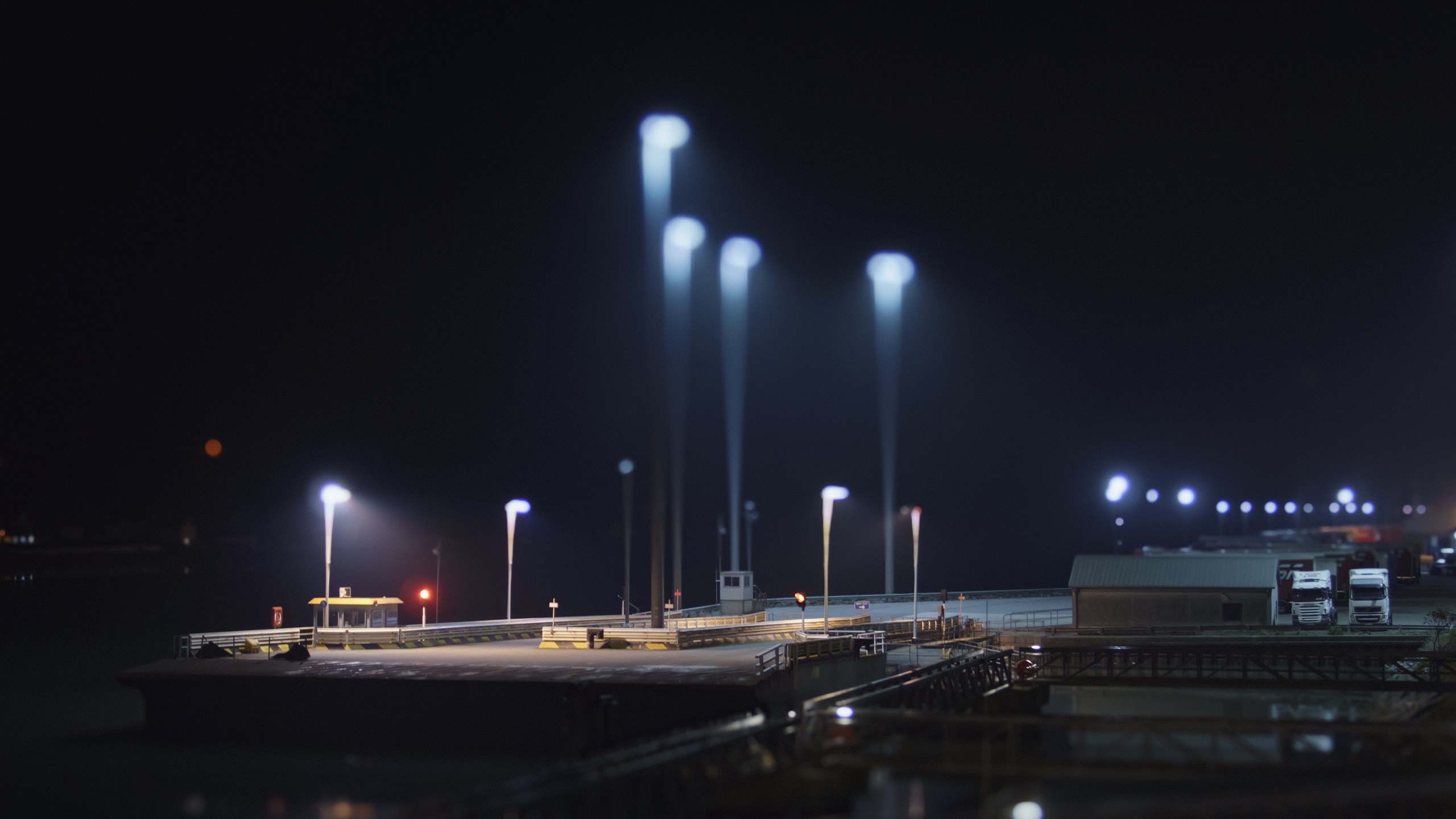 风景 城市夜景 移轴摄影
