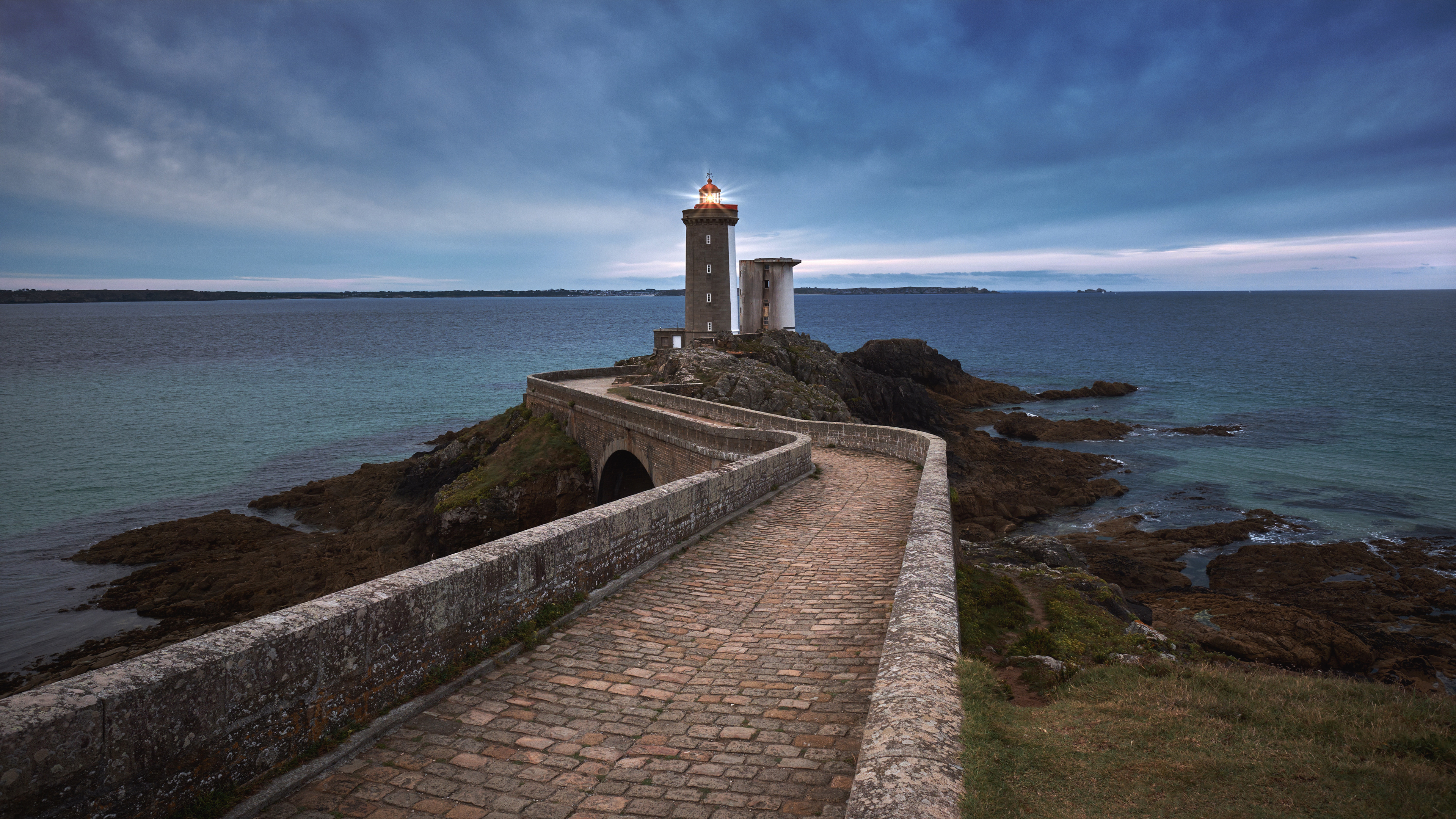4K 风景 大海 灯塔