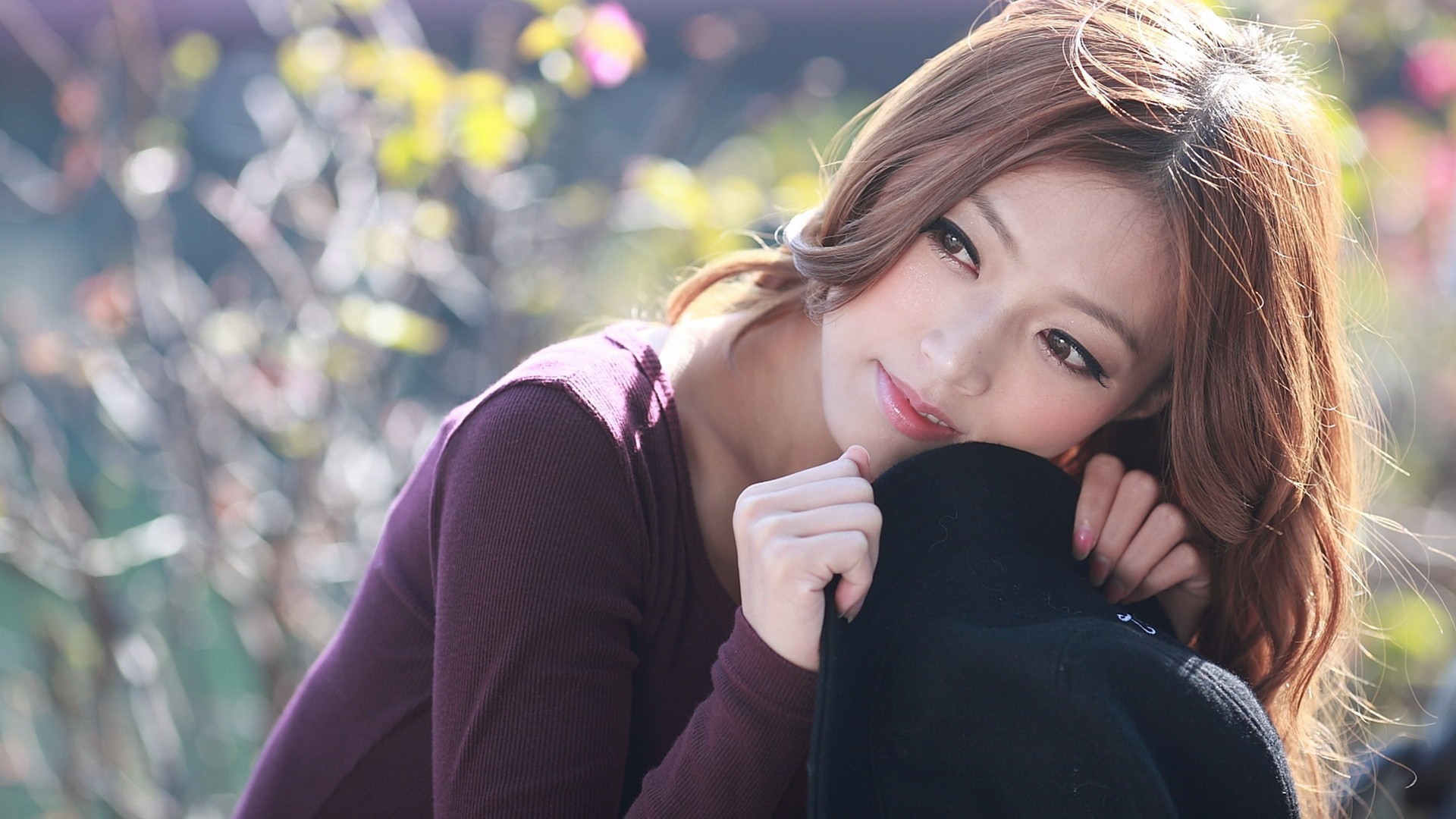 美女 清纯 可爱  宽屏