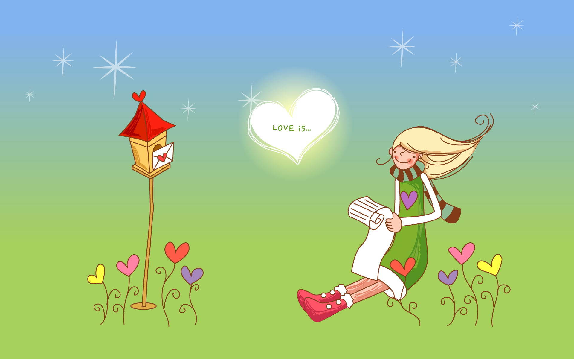 爱情 漫画爱情 温馨 浪漫 宽屏