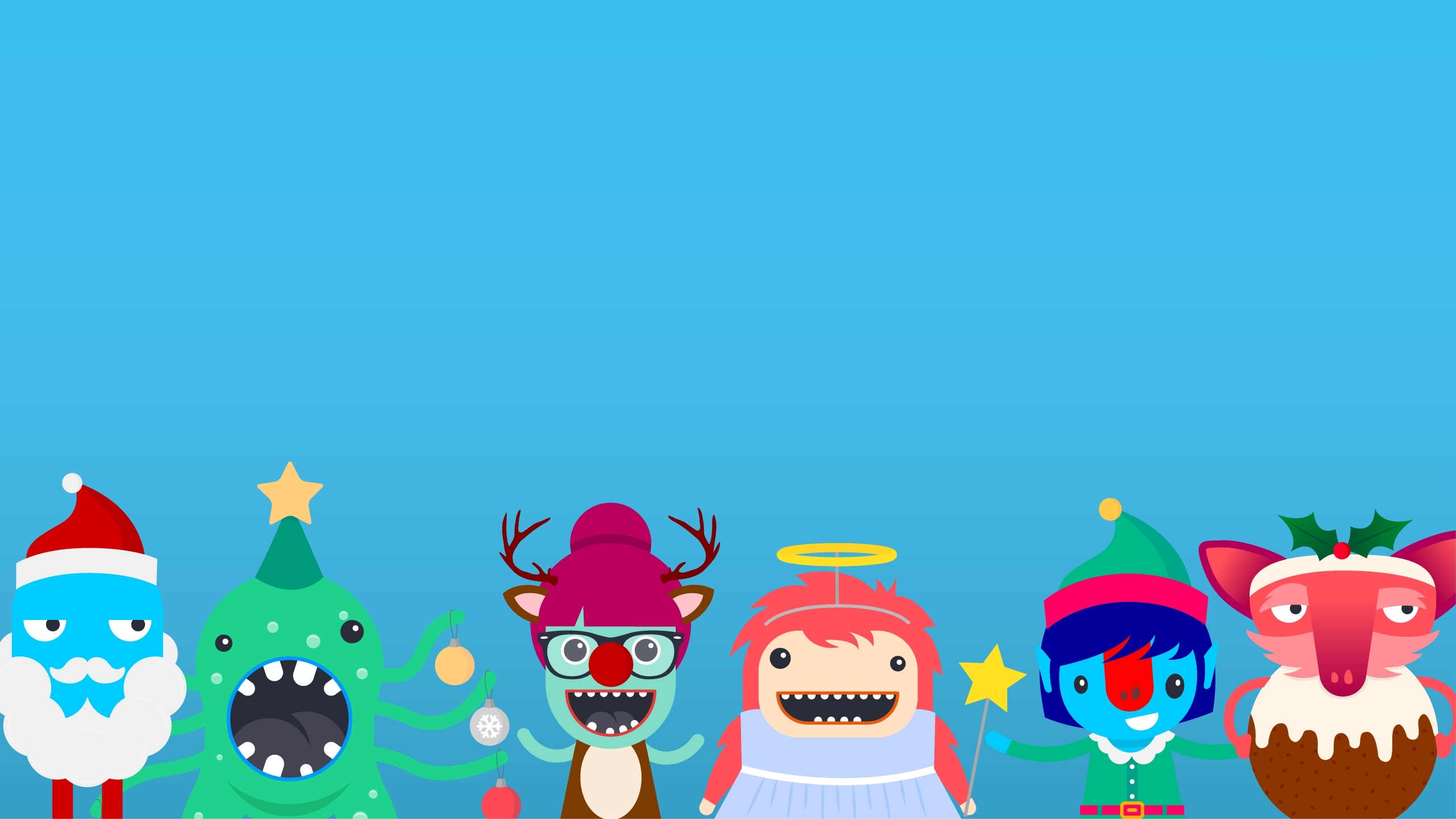 圣诞节 圣诞老人 卡通人物