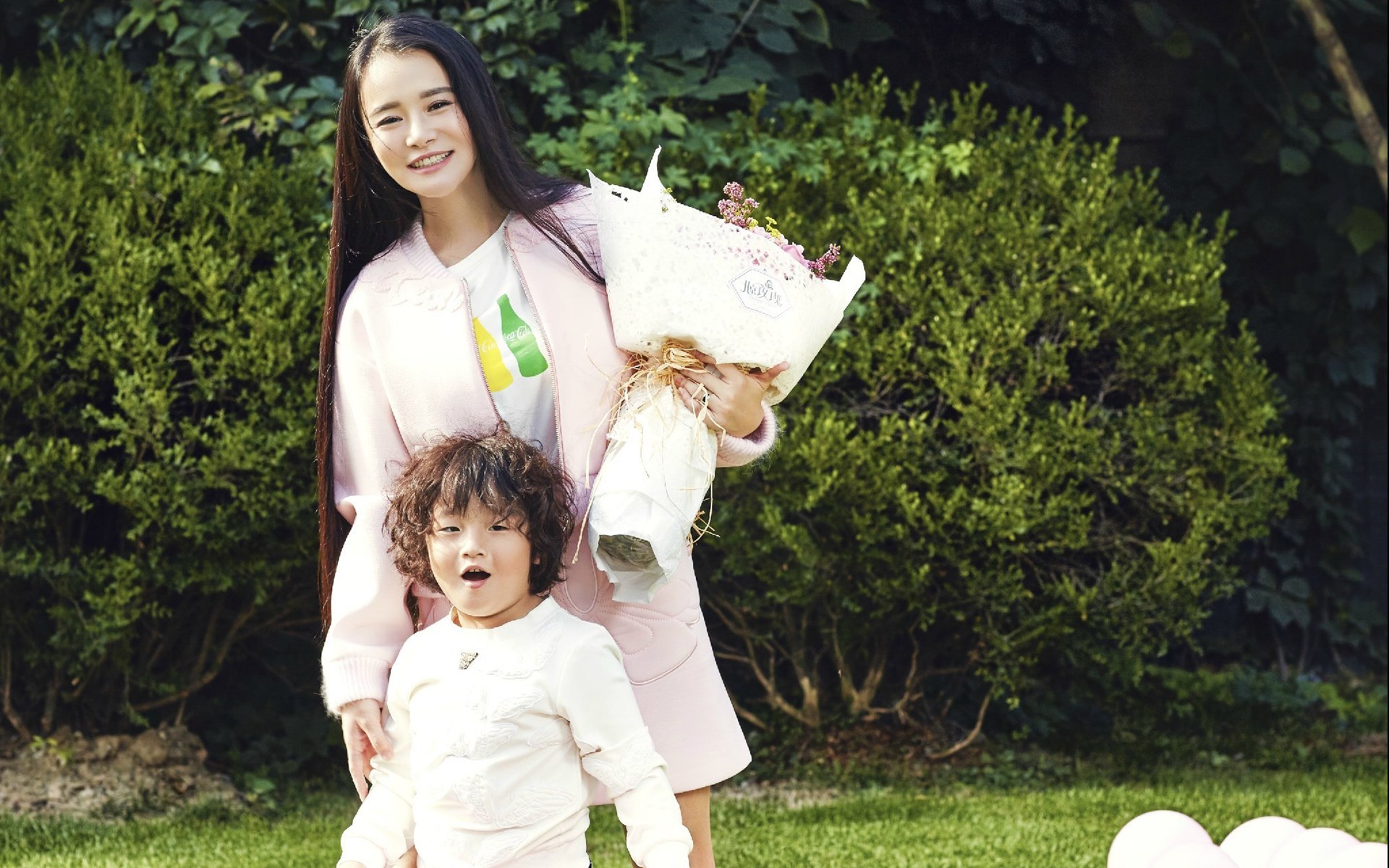 萌娃 轩轩 轩妈 亲子 宽屏 明星 冉莹颖