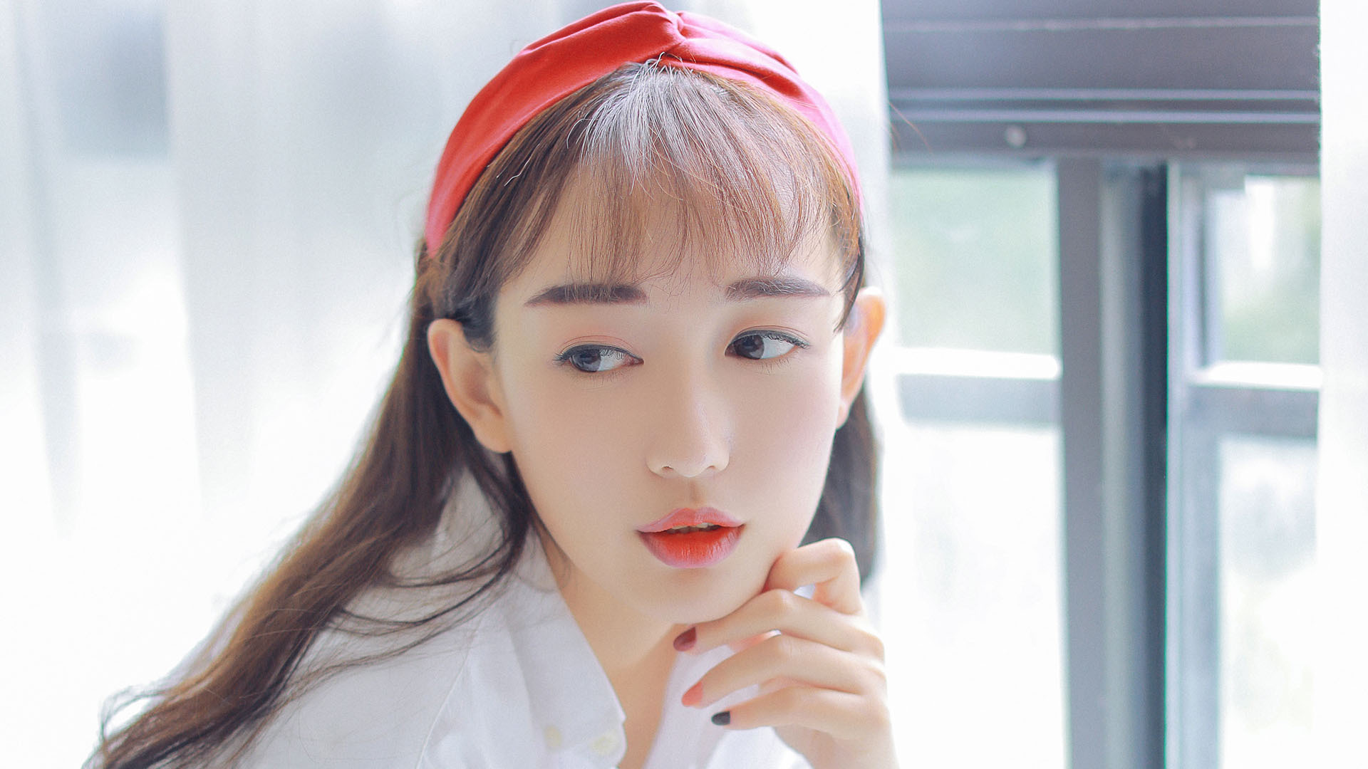 美女 可爱 小清新