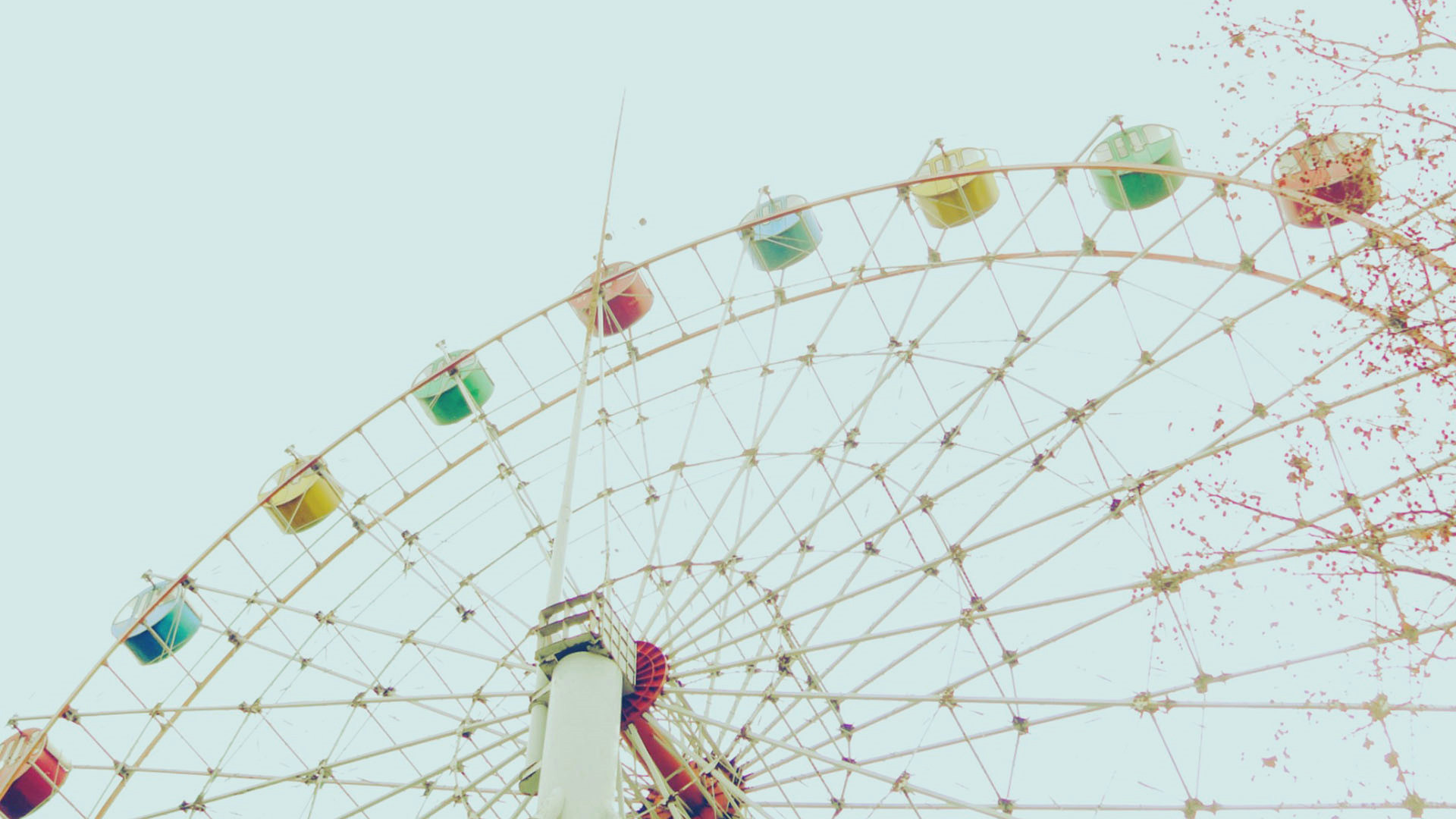 小清新 摩天轮 温馨一刻