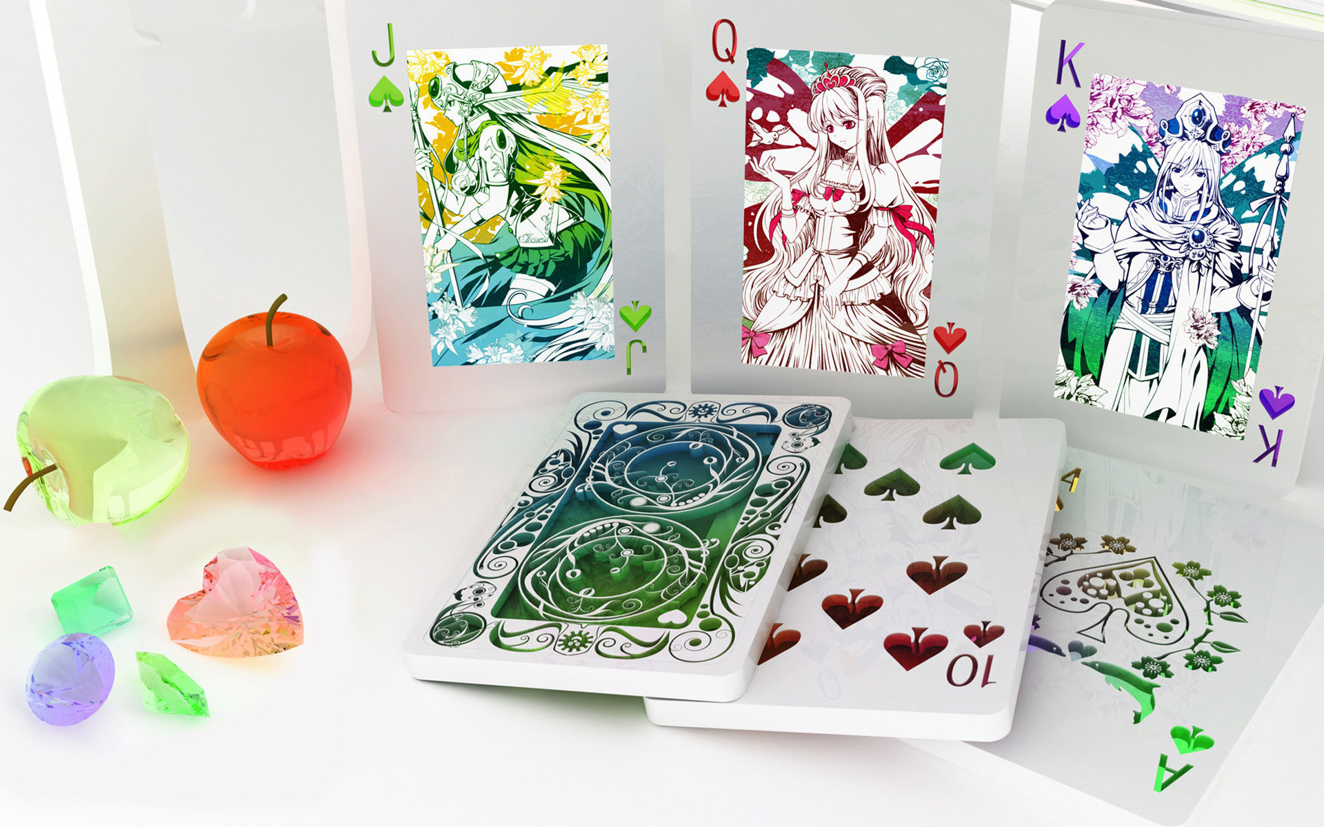 炫酷  炫彩3D   扑克