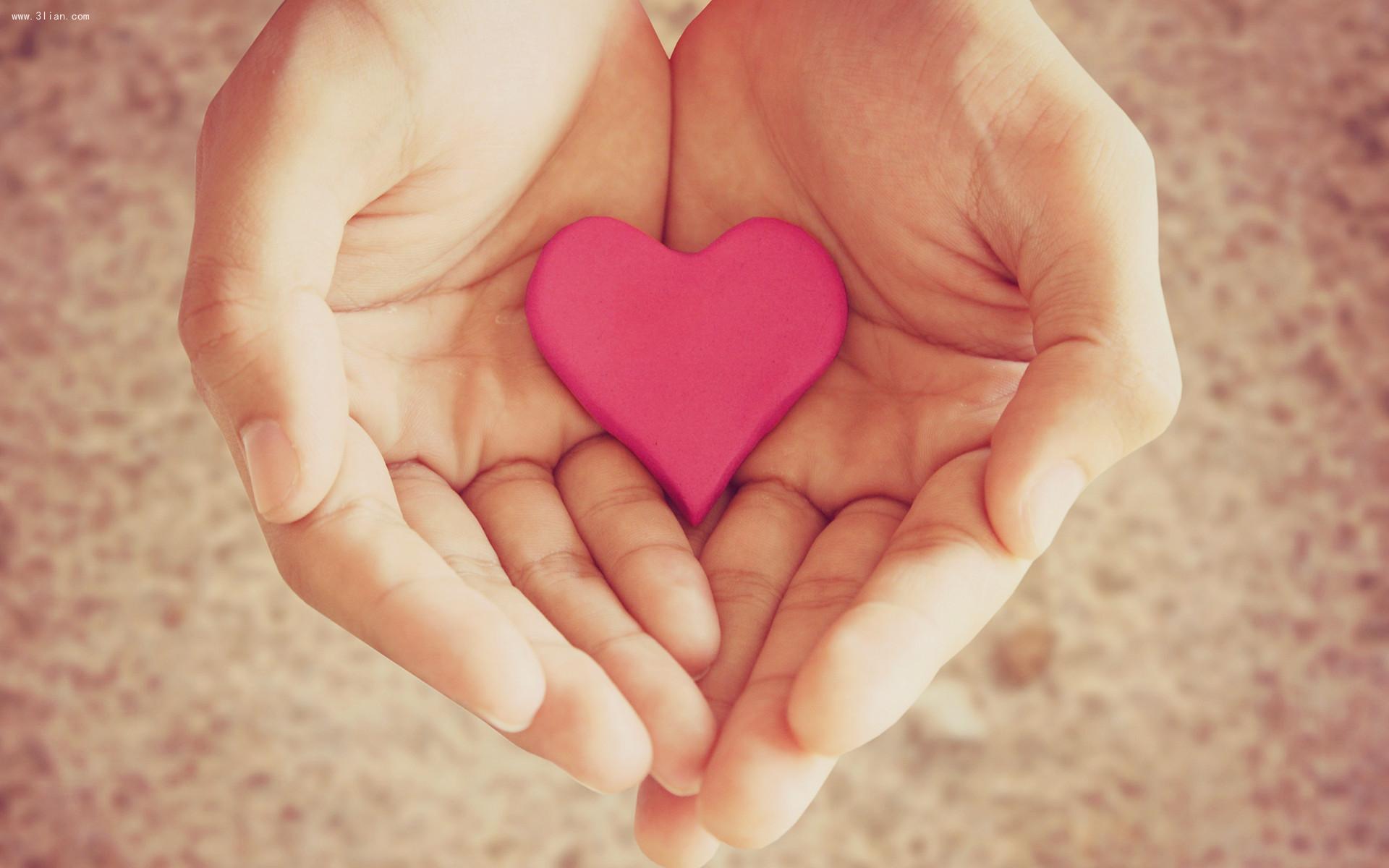 爱情 手心的爱 爱心 宽屏
