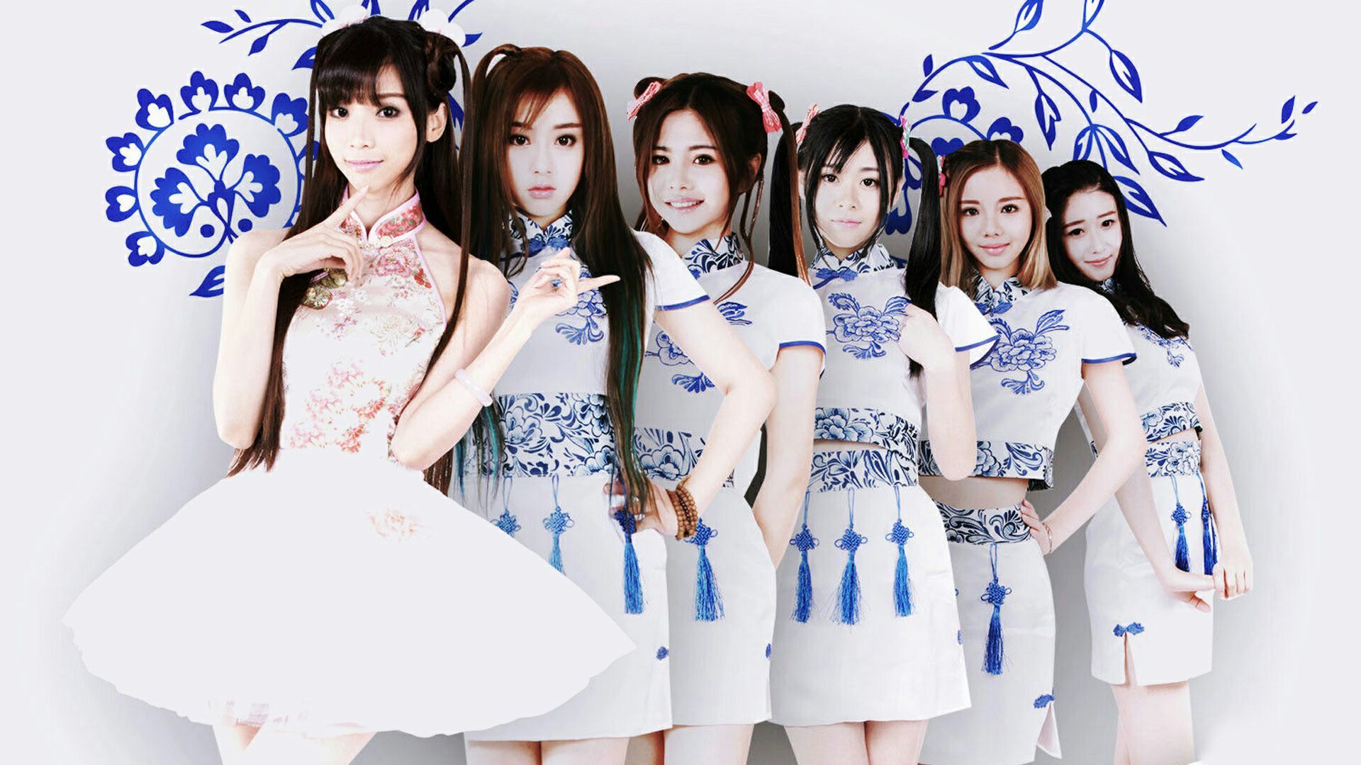 萌萌哒天团 中国风 美女