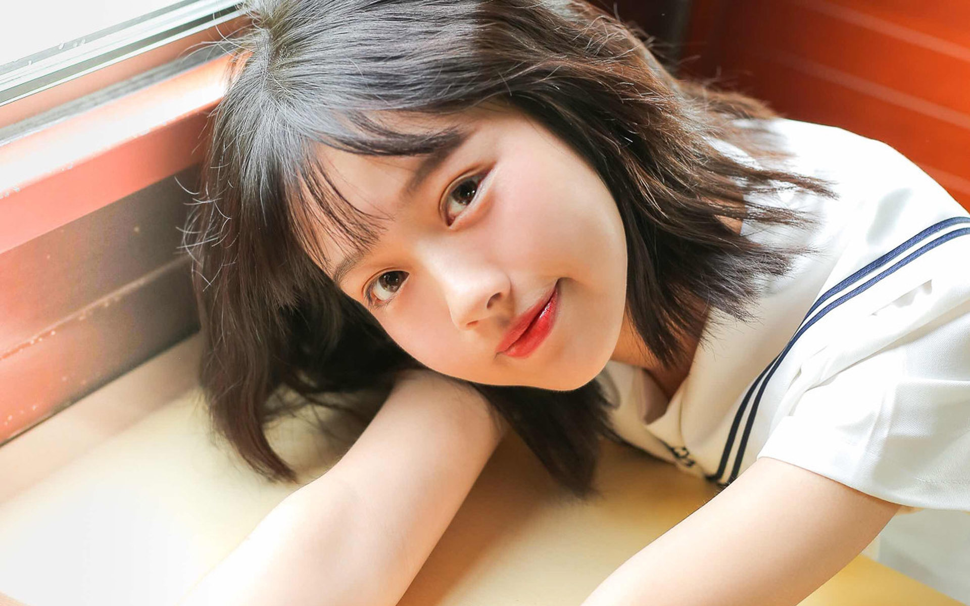 清纯 日系美少女JK制服写真