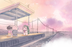 动漫 开学 手绘 卡通 米兔 儿童桌面专用