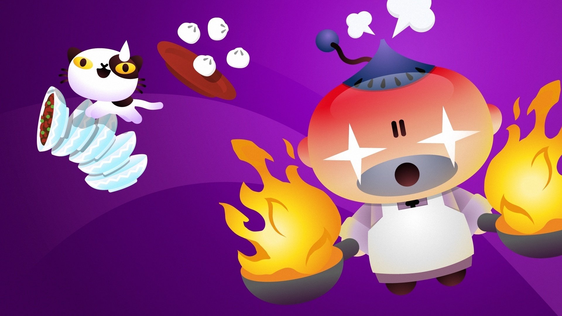 动漫 卡通 pucca 中国娃娃 可爱 儿童桌面专用