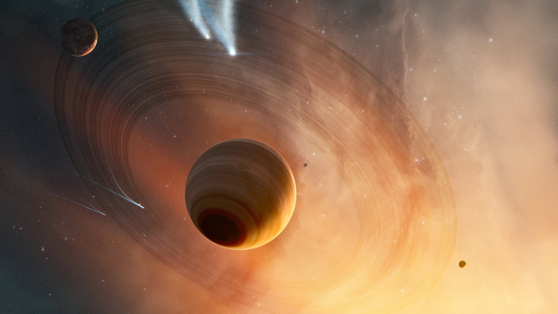 炫酷 时尚 设计 创意 星球 宇宙 儿童桌面专用