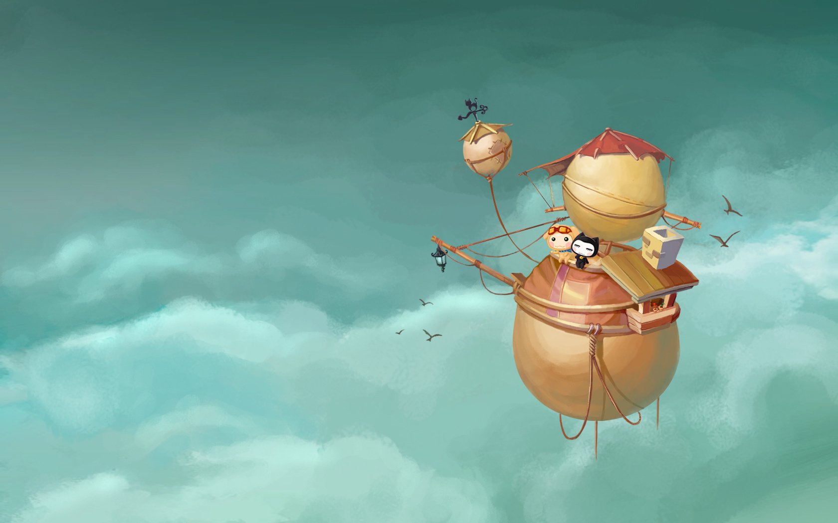 动漫 卡通 小左小右 可爱 公仔 儿童桌面专用