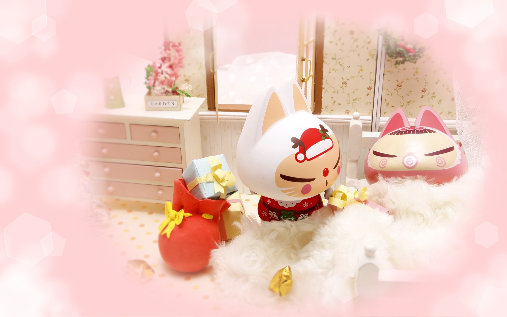 动漫 可爱 动画 手绘 圣诞节 拽猫 儿童桌面专用