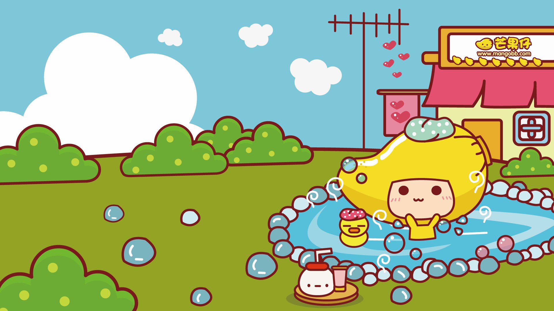 动漫 卡通 手绘  可爱 萌 芒果仔