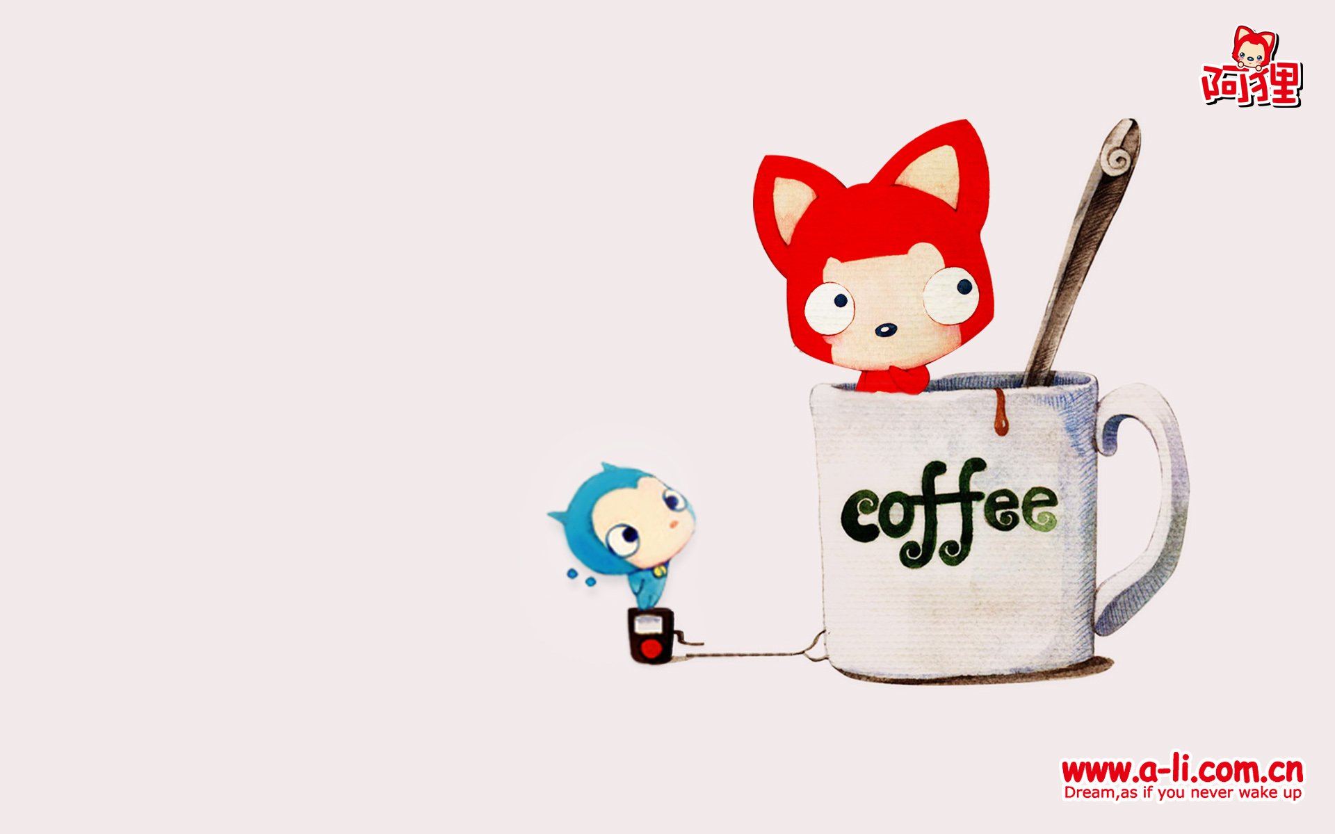 动漫 卡通 手绘  阿狸 狐狸