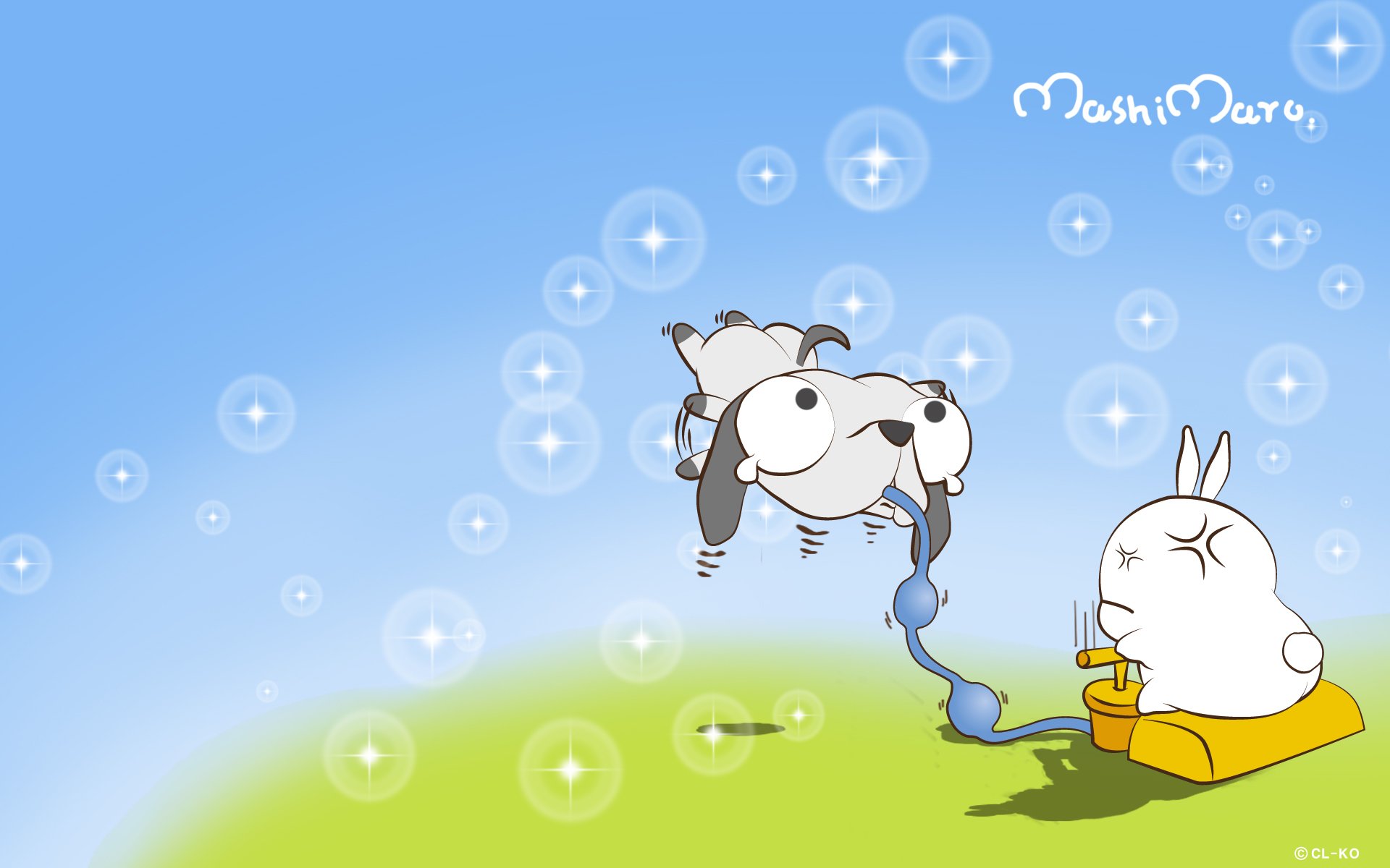 动漫 卡通 手绘  流氓兔 搞怪 兔子