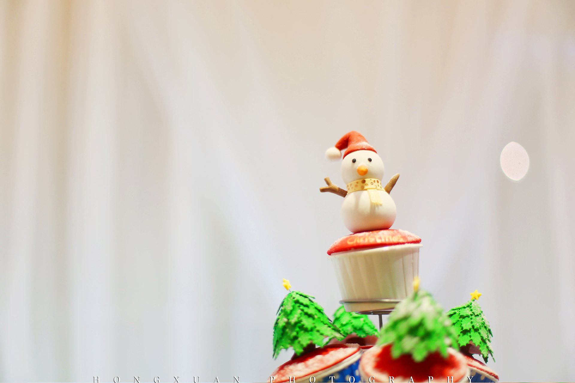 美食  清新 一口一口吃掉忧愁 食物 甜点 糕点 吃货 雪人