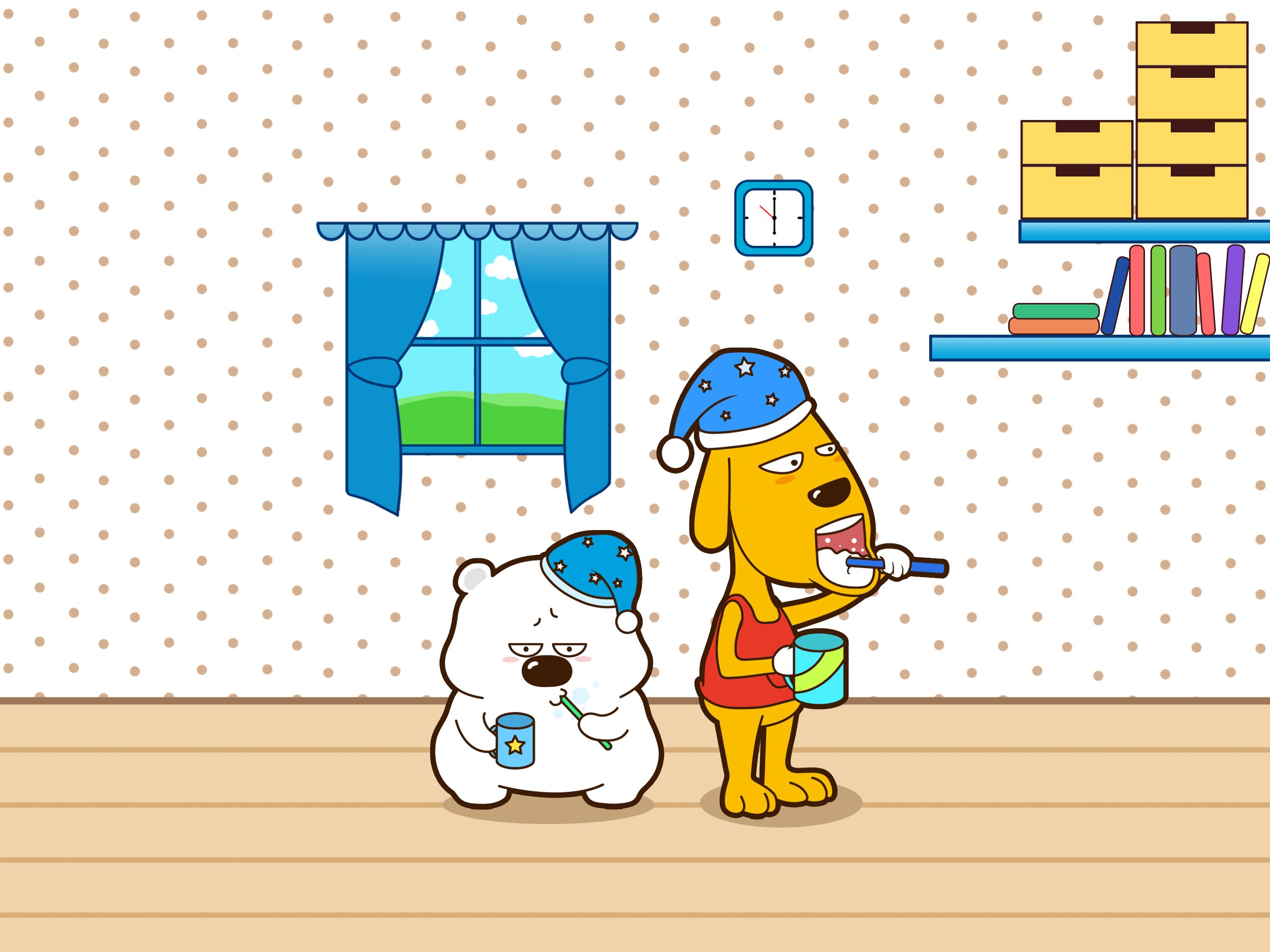 动漫 卡通 小囧熊