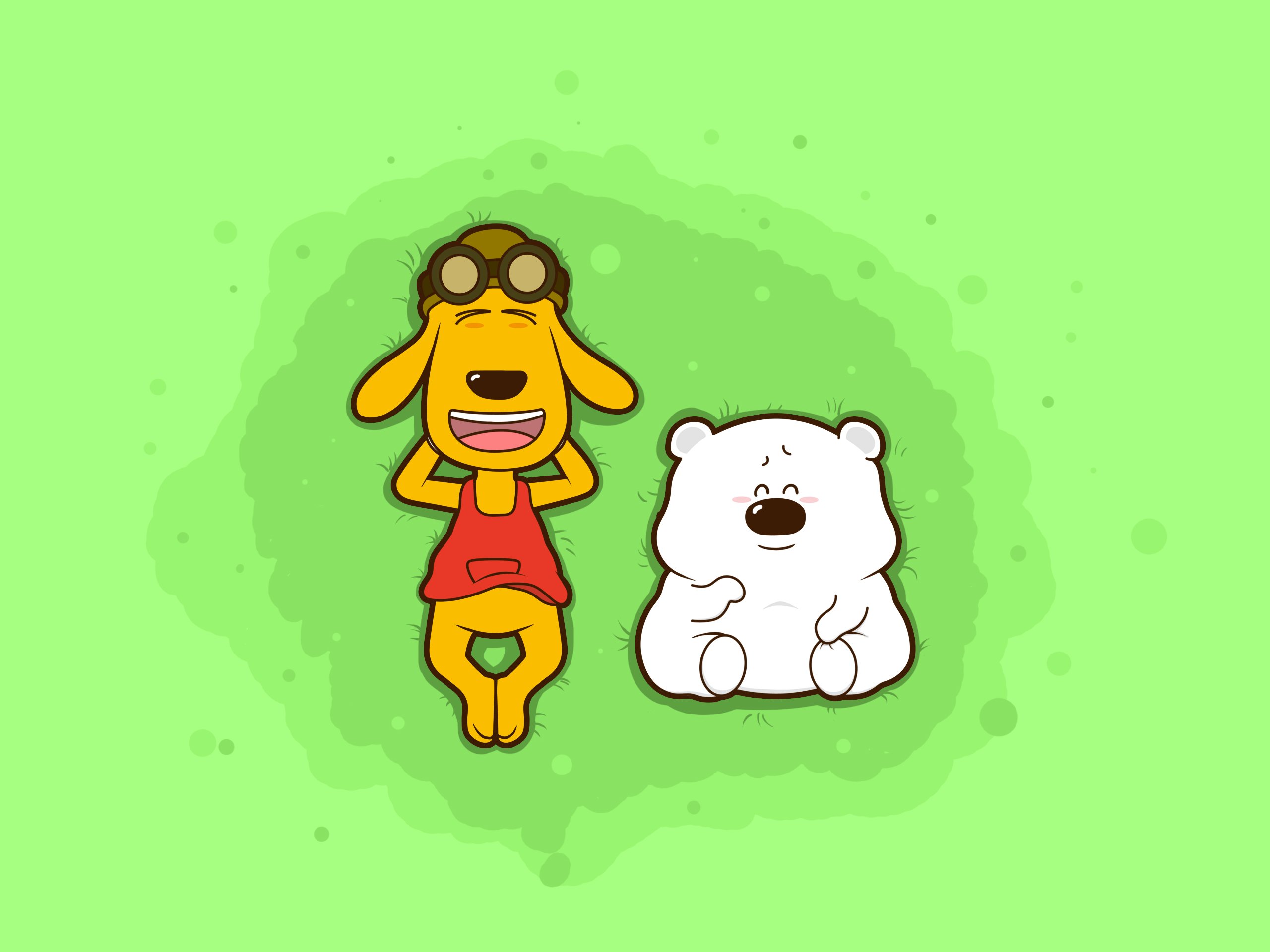 动漫 卡通 小囧熊